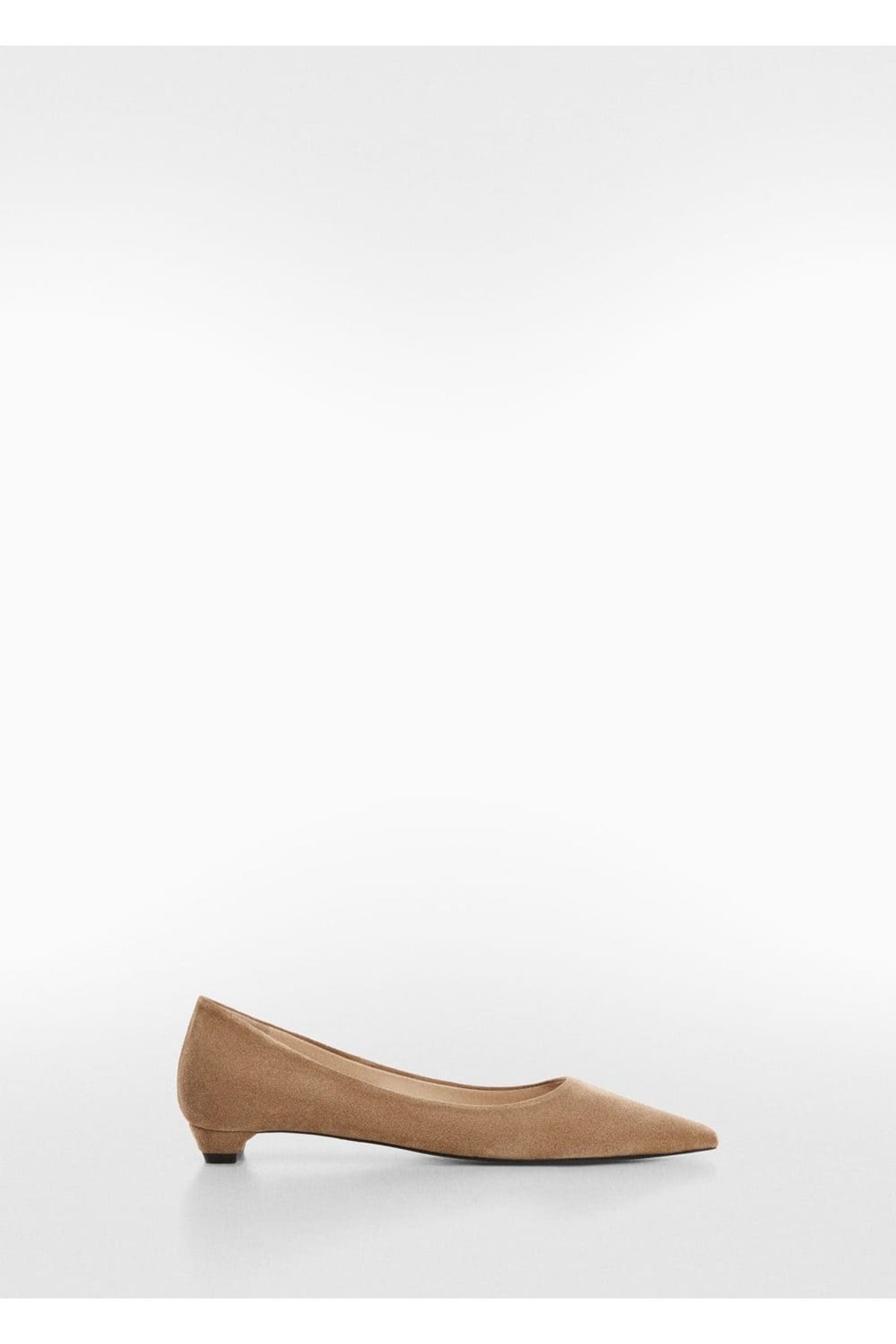 MANGO Woman-Pointed Toe Leather Shoes 3
