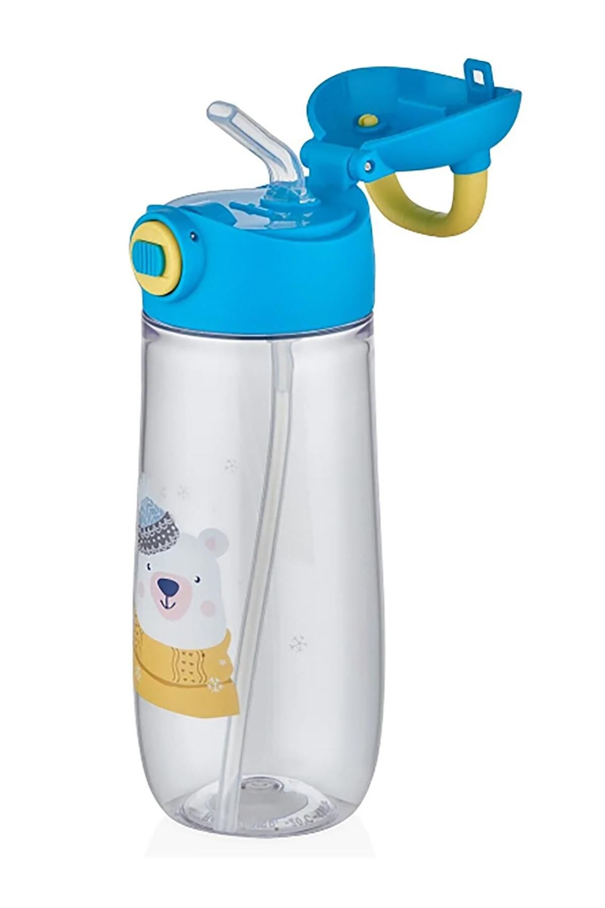 Vagonlife-Flask 550ml Patterned Drinker with Straw - Mixed Color 1 Piece 4