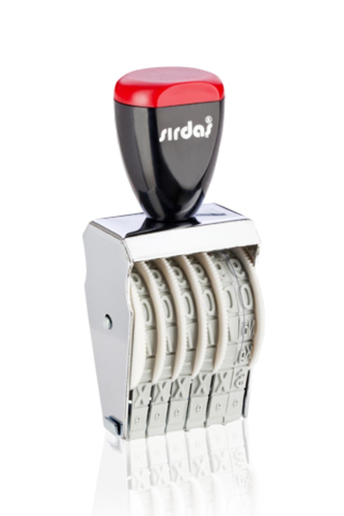 Genel Markalar Sırdaş Numaratör Elle Çevirmeli 6 Hane 9 Mm 1596