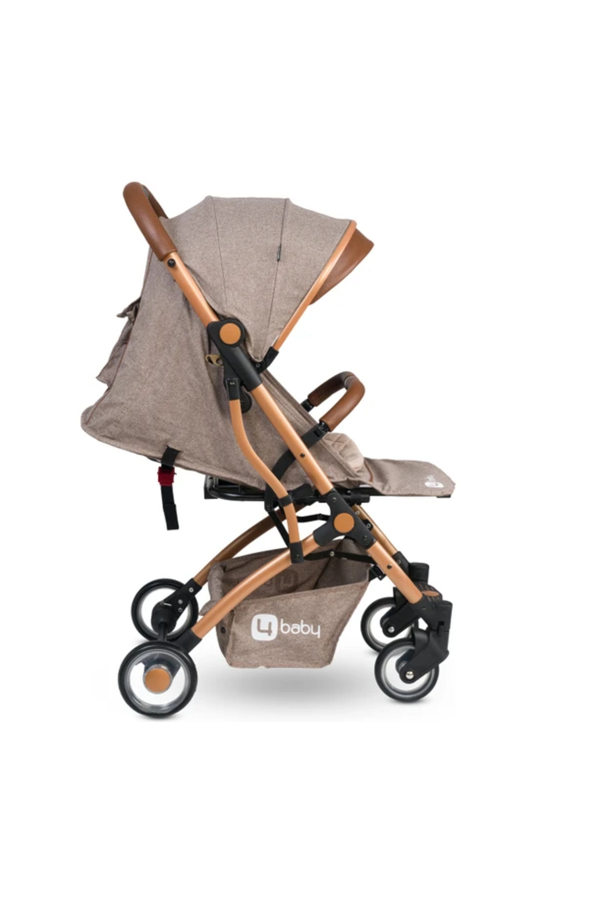 4 Baby Drone Kabin Bebek Arabası Gold Kahve fotoğrafı 2 (önizleme)