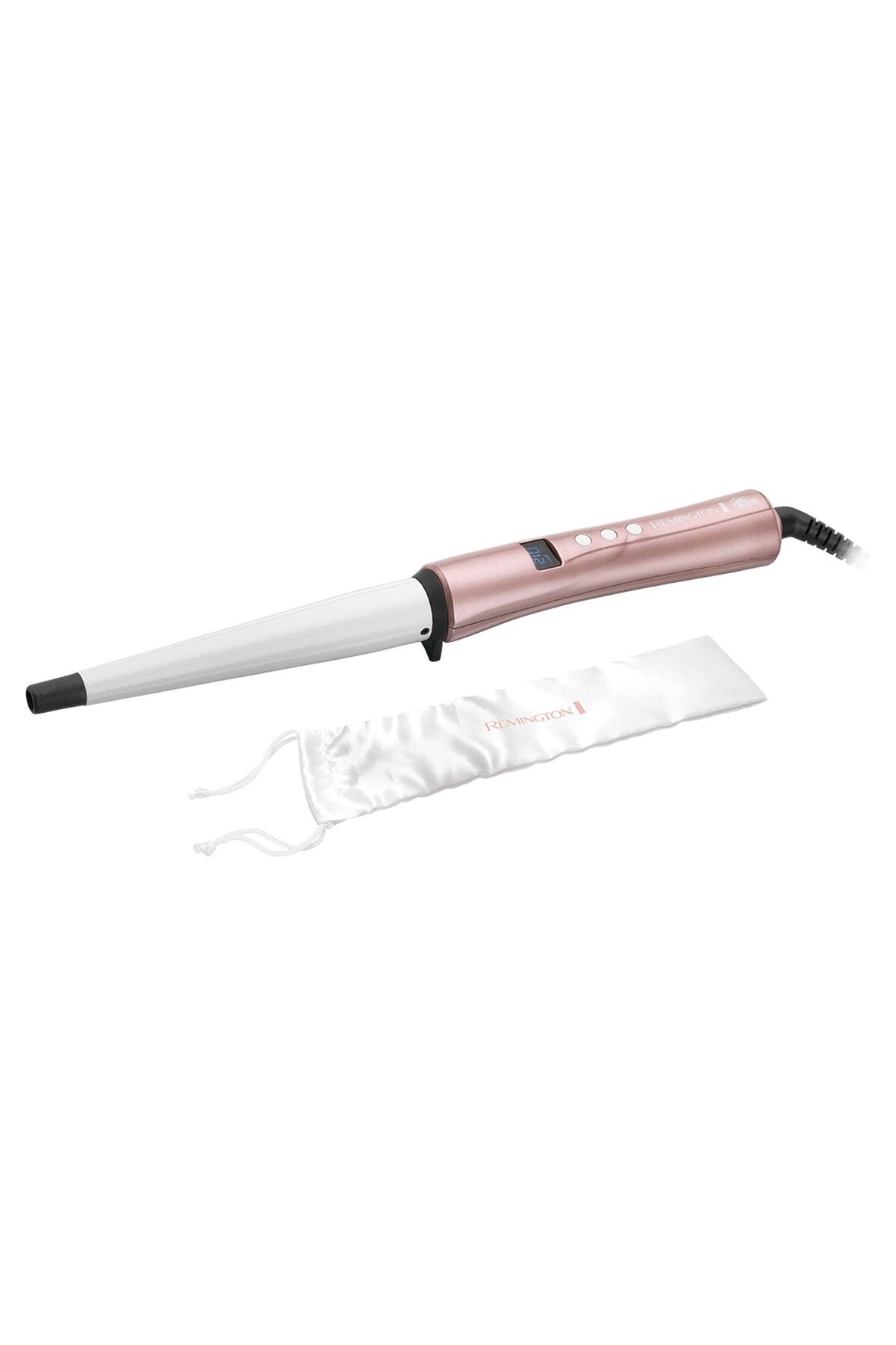 Remington rose luxe curling wand top