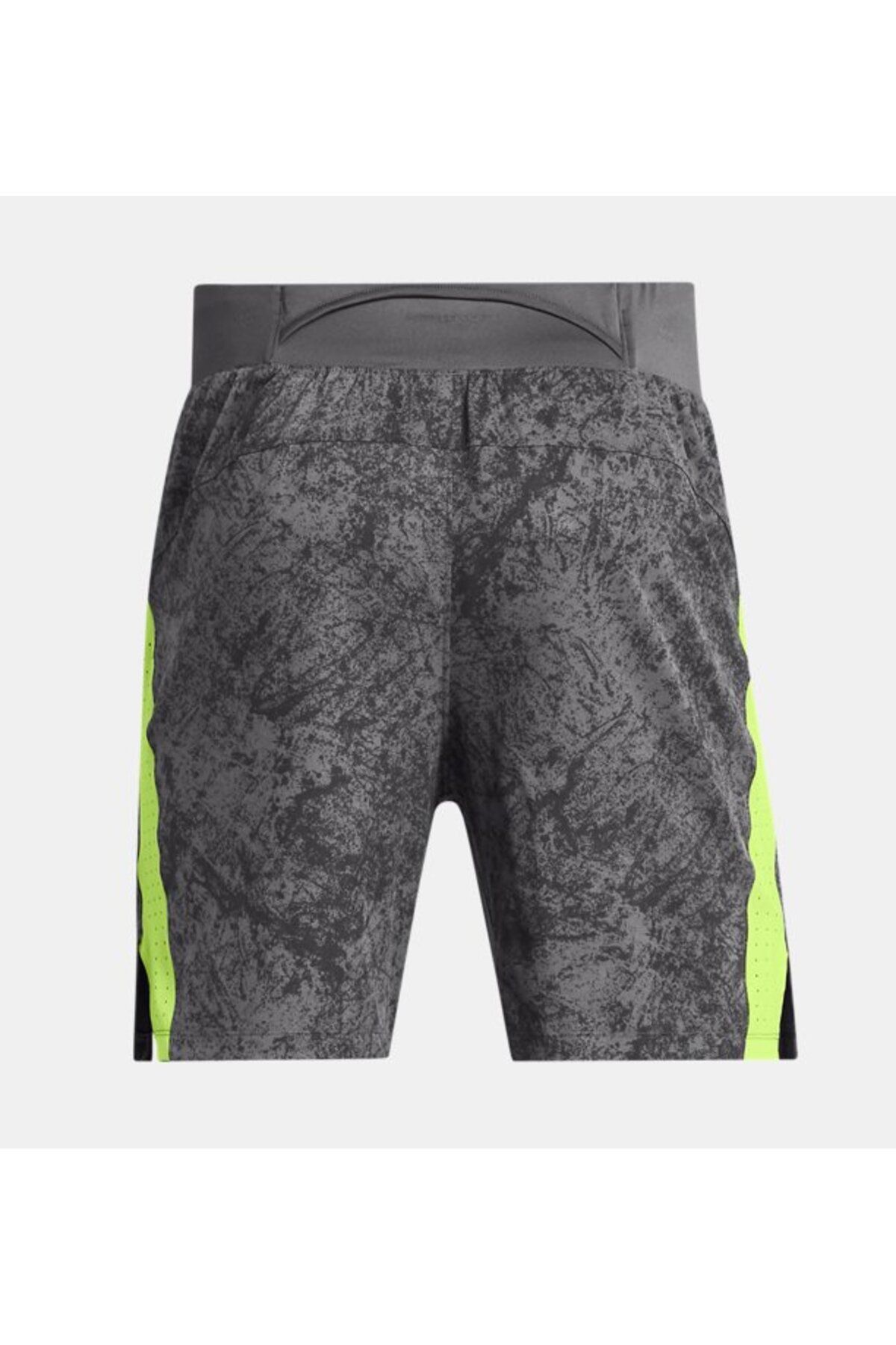 شورت ورزشی خاکستری مردانه Male UA Launch Pro 7inh شلوار چاپی 1378869 025 Under Armour