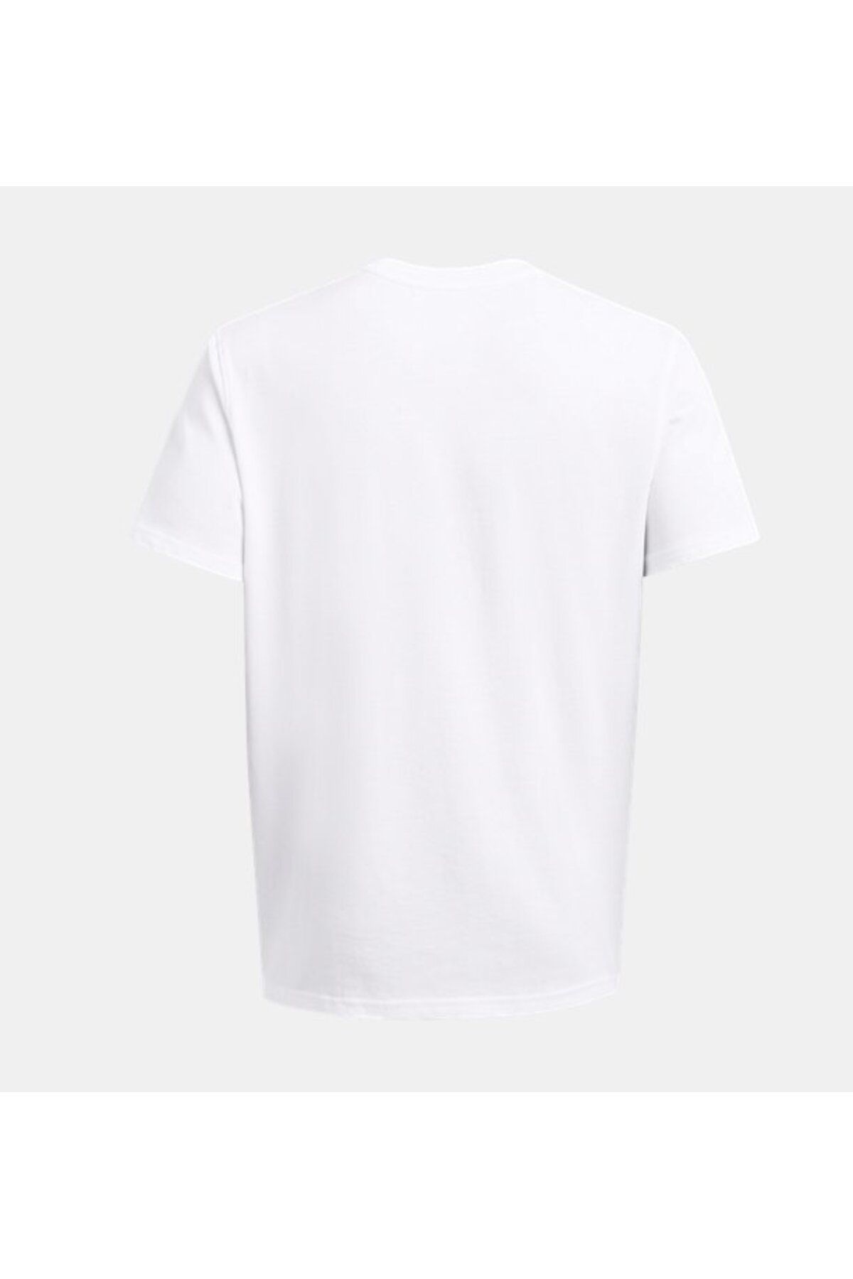 تی شرت ورزشی سفید مردانه آستین کوتاه برچسب زرهی 1382831 101 Under Armour