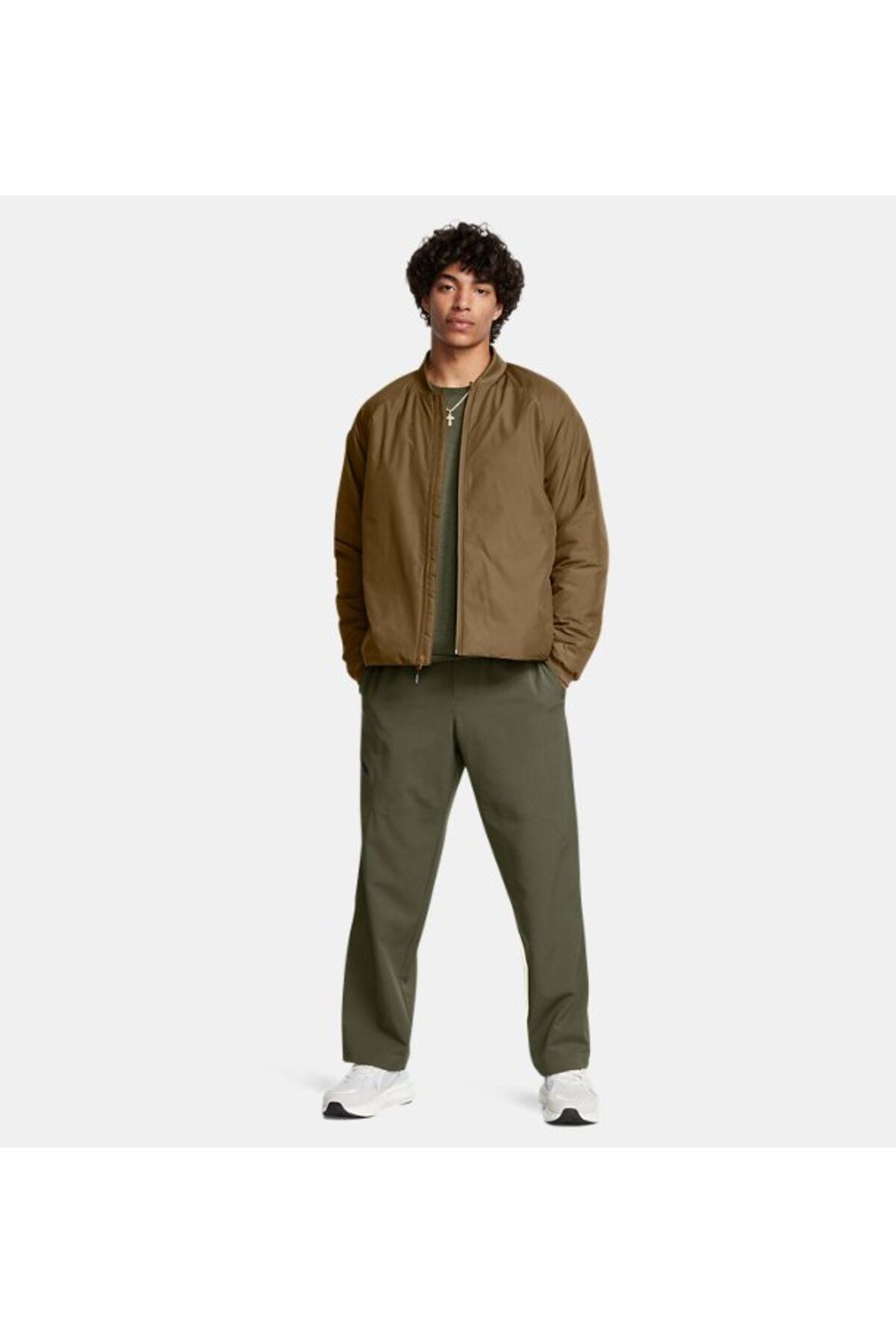 کاپشن ورزشی چند رنگ مردانه UA در غیرقابل توقف کت بمب افکن انزوا 498 Under Armour