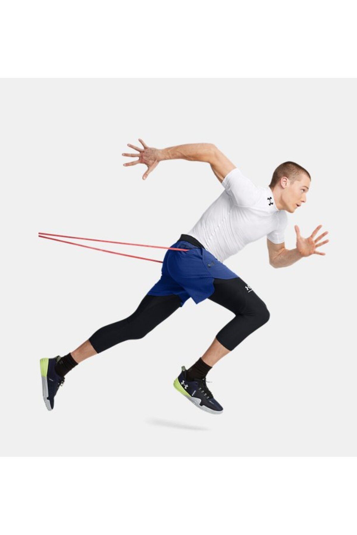 شورت ورزشی آبی مردانه های نخبگان UA ناپدید شده 1376782 432 Under Armour