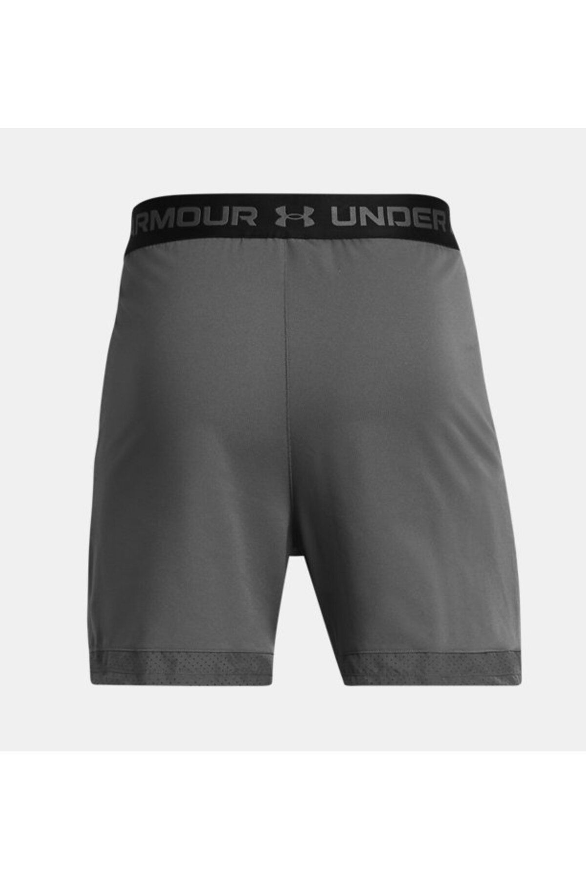 شورت ورزشی خاکستری مردانه های 6 اینچ بافته شده در UA 1373718 027 Under Armour