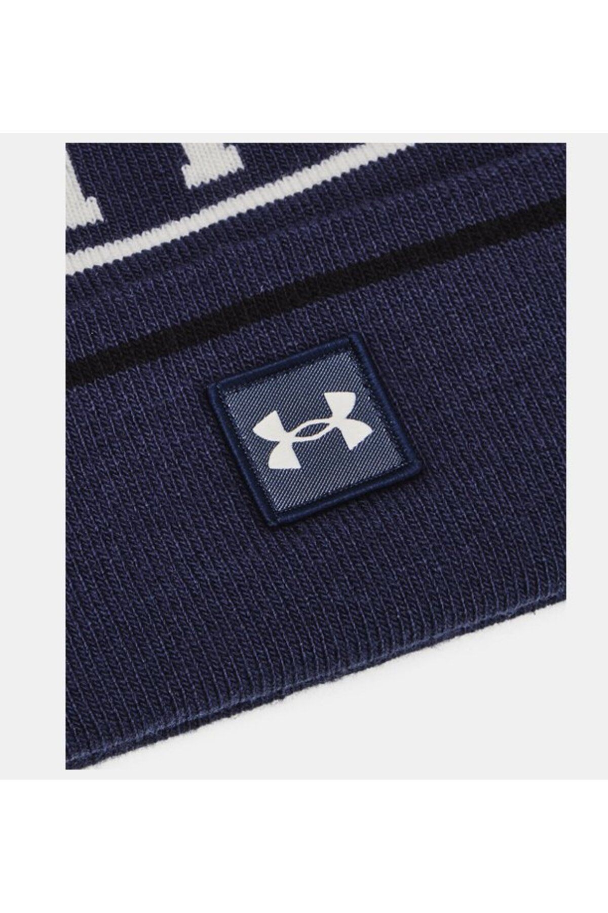 کلاه بافتنی آبی مردانه نیمه UA POM BERE 410 Under Armour