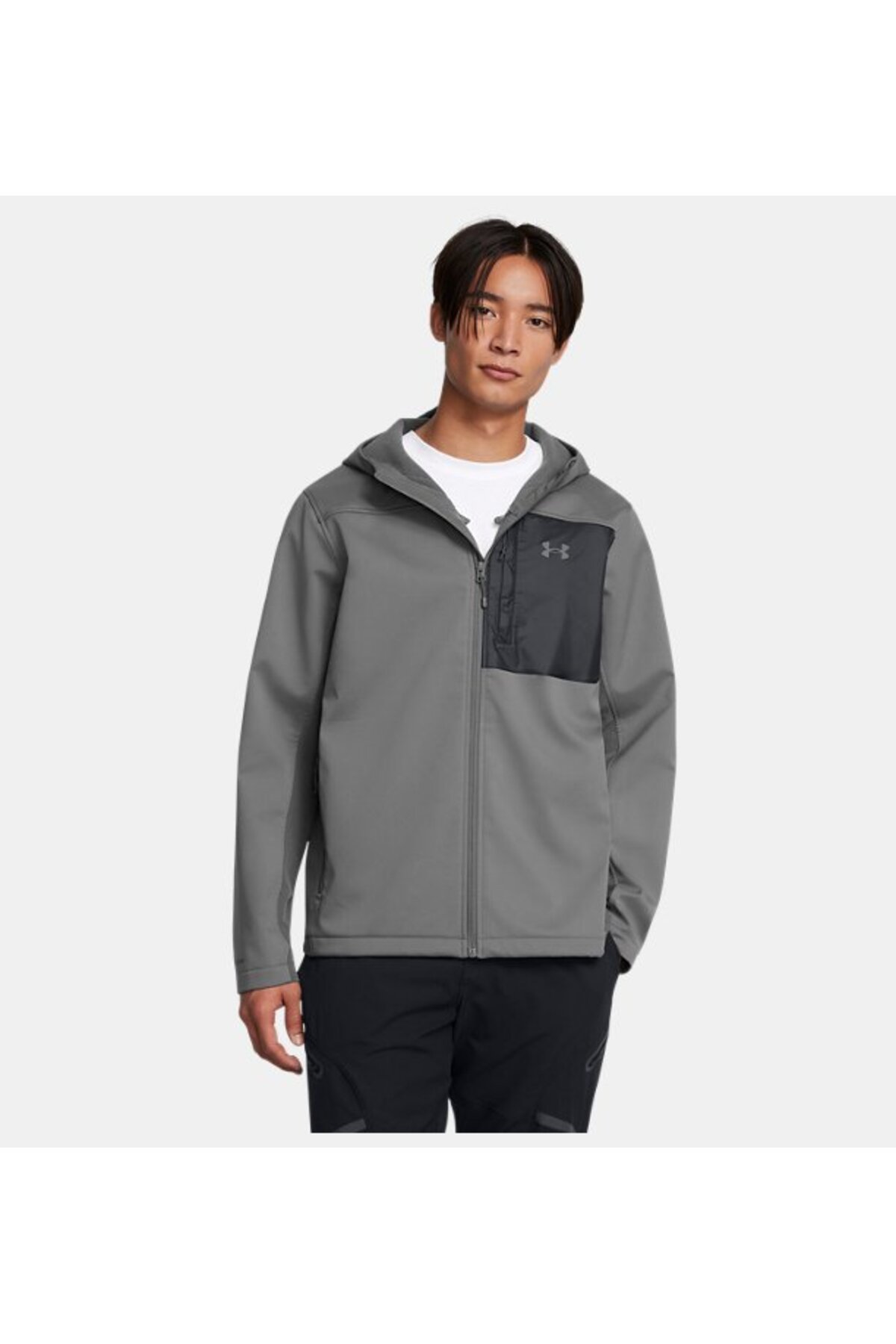 Under Armour Erkek UA Shield Kapüşonlu Mont 1371587-025