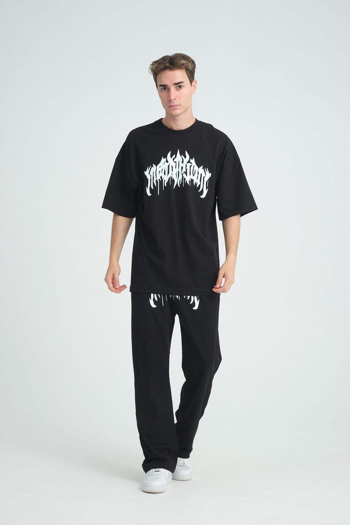 Four Man-Modern and Comfortable Design - Oversize Summer Thin Fabric Suit Set 1