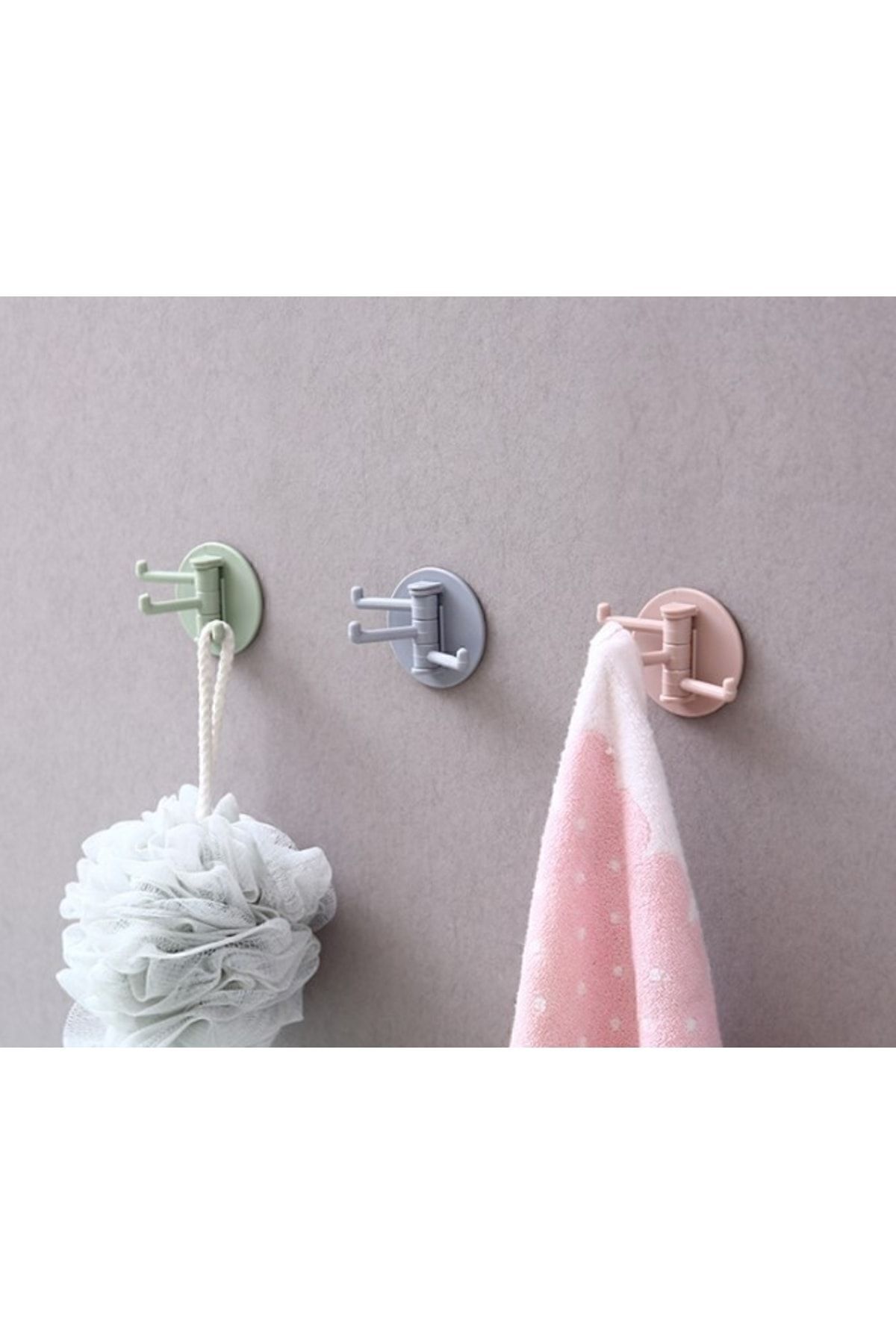 CMT-Multi-Purpose Plastic Hanger with 3 Hooks 3