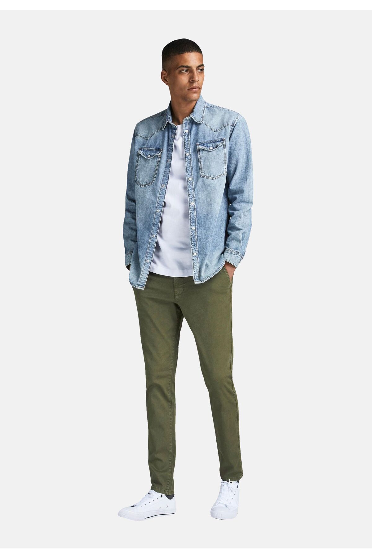Jack & Jones-Chino Hortum Marco Fred Lange Hortum Slim Fit 4