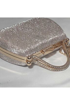 Şarra Gossi Gold Abiye Çanta Altın Gece Çantası Düğün Davet