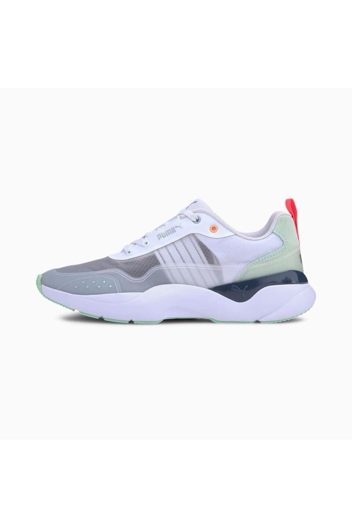 کفش دو و تمرین سفید زنانه مربیان پایین 371735 01 اورجینال Puma