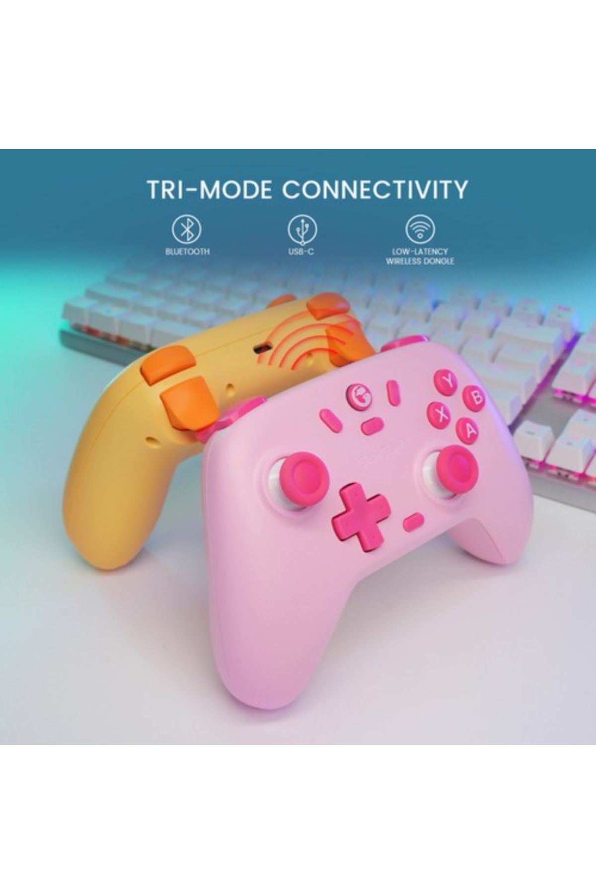 Games-GameSir NOVA Lite - Wireless Bluetooth Game Handle, Computer PC Android iOS Compatible Hall Effect Gamepad 3