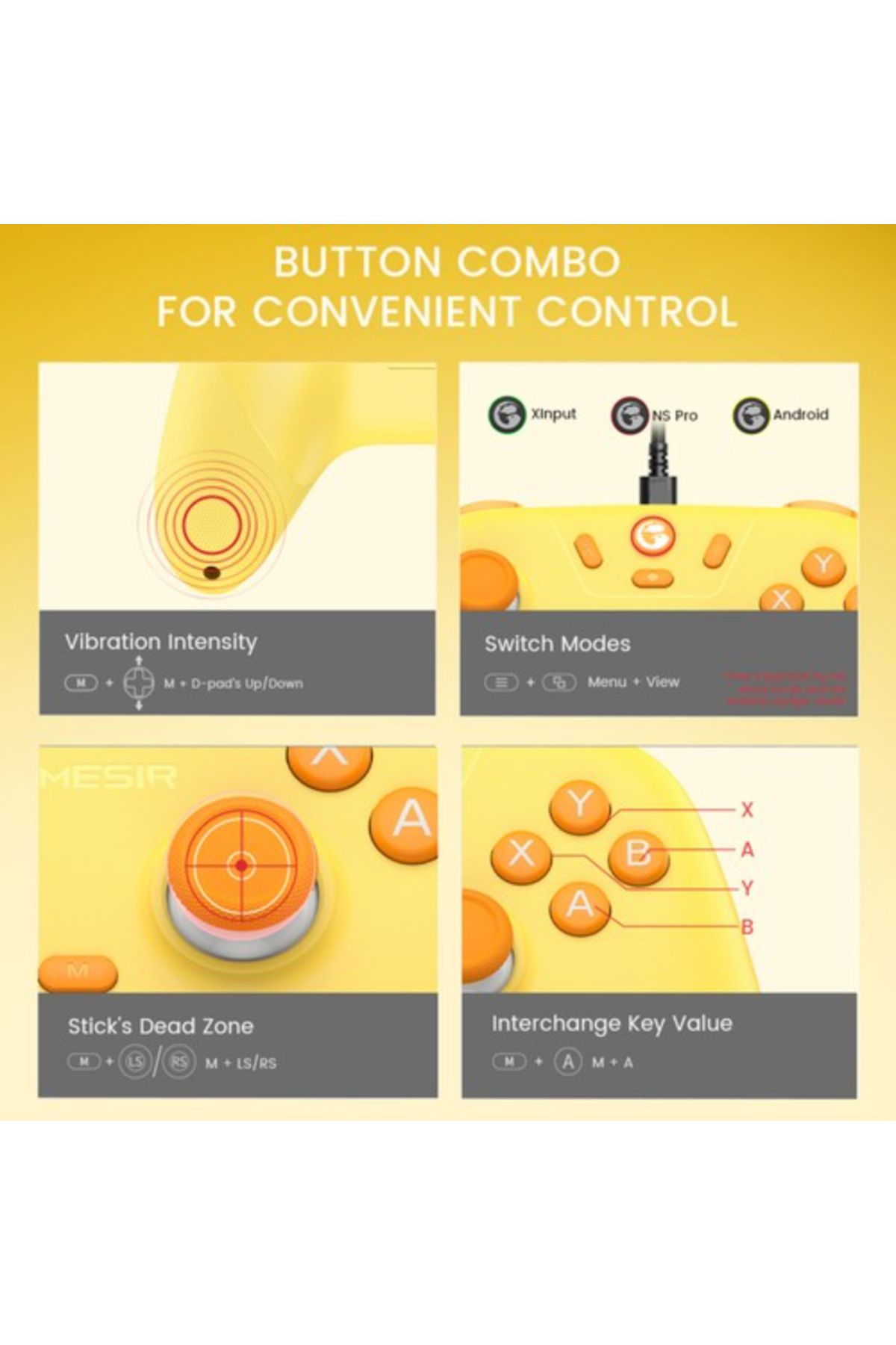 Games-GameSir NOVA Lite - Wireless Bluetooth Game Handle, Computer PC Android iOS Compatible Hall Effect Gamepad 2