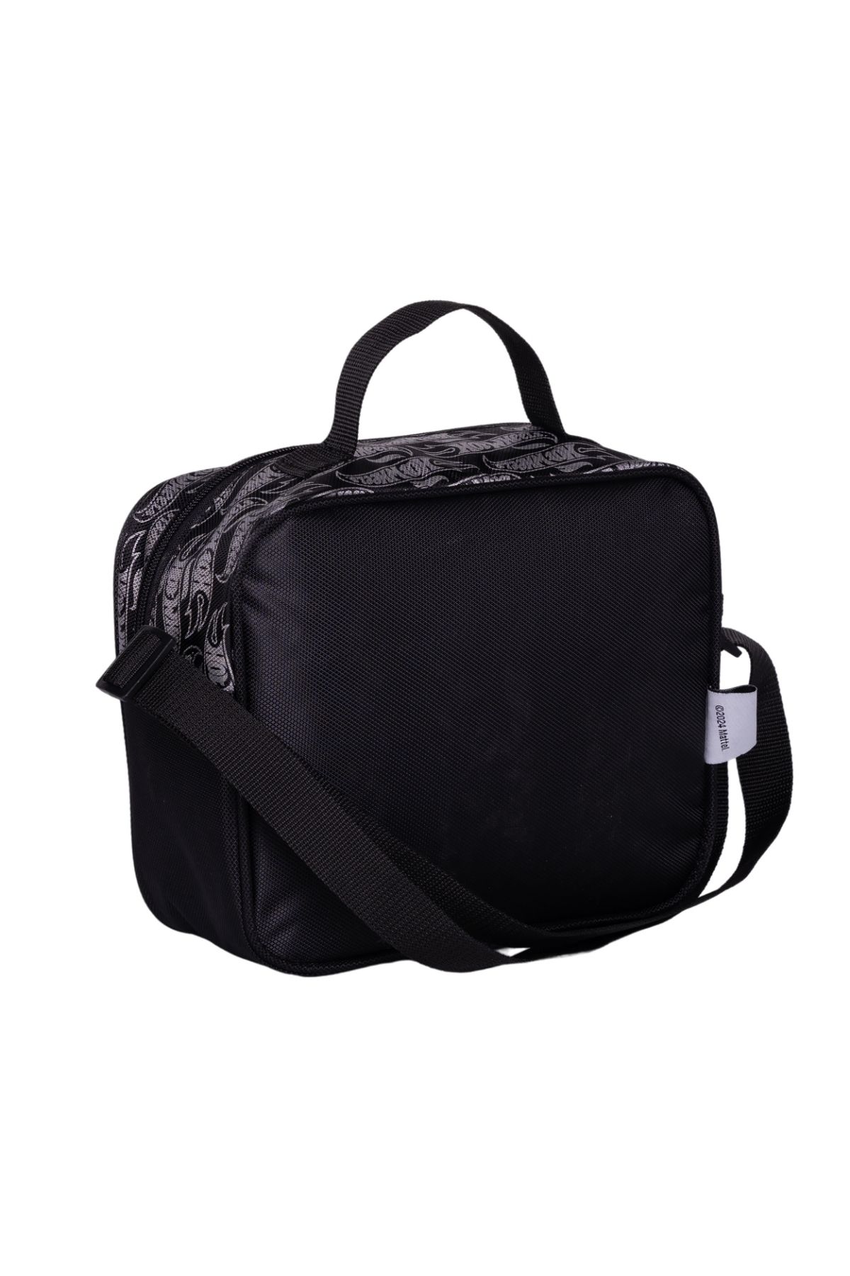 WİGGLE-Wiggle Hot Wheels - Children's Embossed School Lunchbox, Black Patterned 3