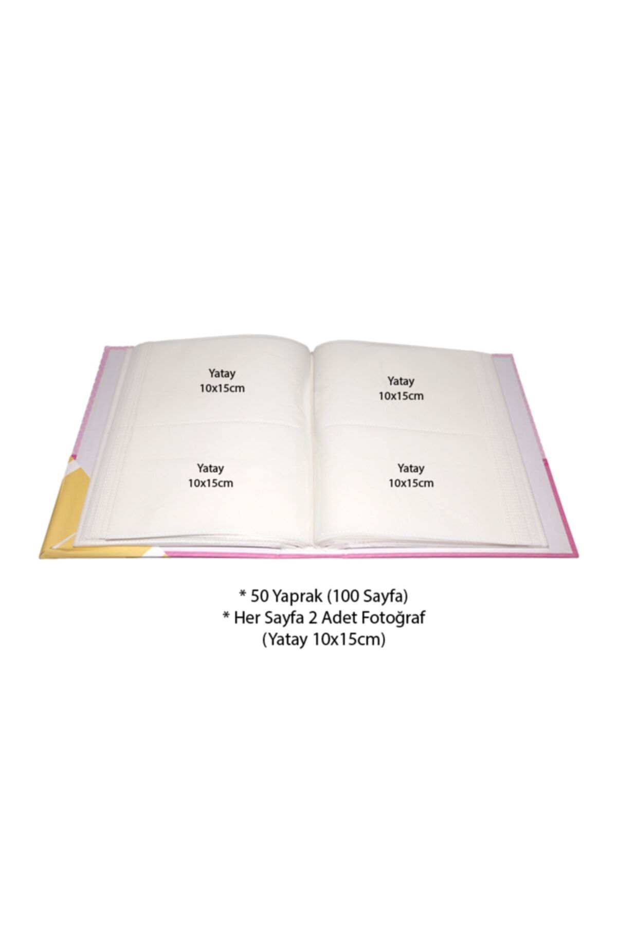 Acr Aledo 10x15cm 200’lük Bebek Fotoğraf Albümü Pp46200 - Pembe fotoğrafı 2 (önizleme)