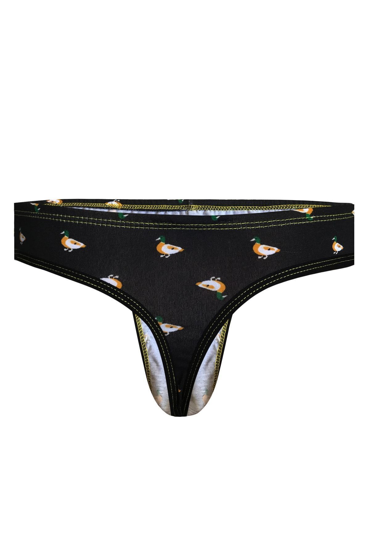 darkzone-Men's Duck Patterned Black Cotton String 2