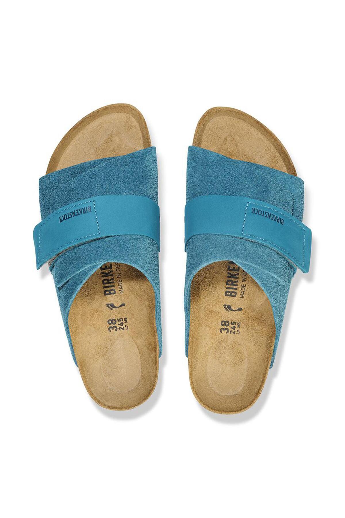 دمپایی بیرکن استاک مردانه  فیروزه  راسته      لباس خانگی | Birkenstock 1026822 DE - تصویر 3