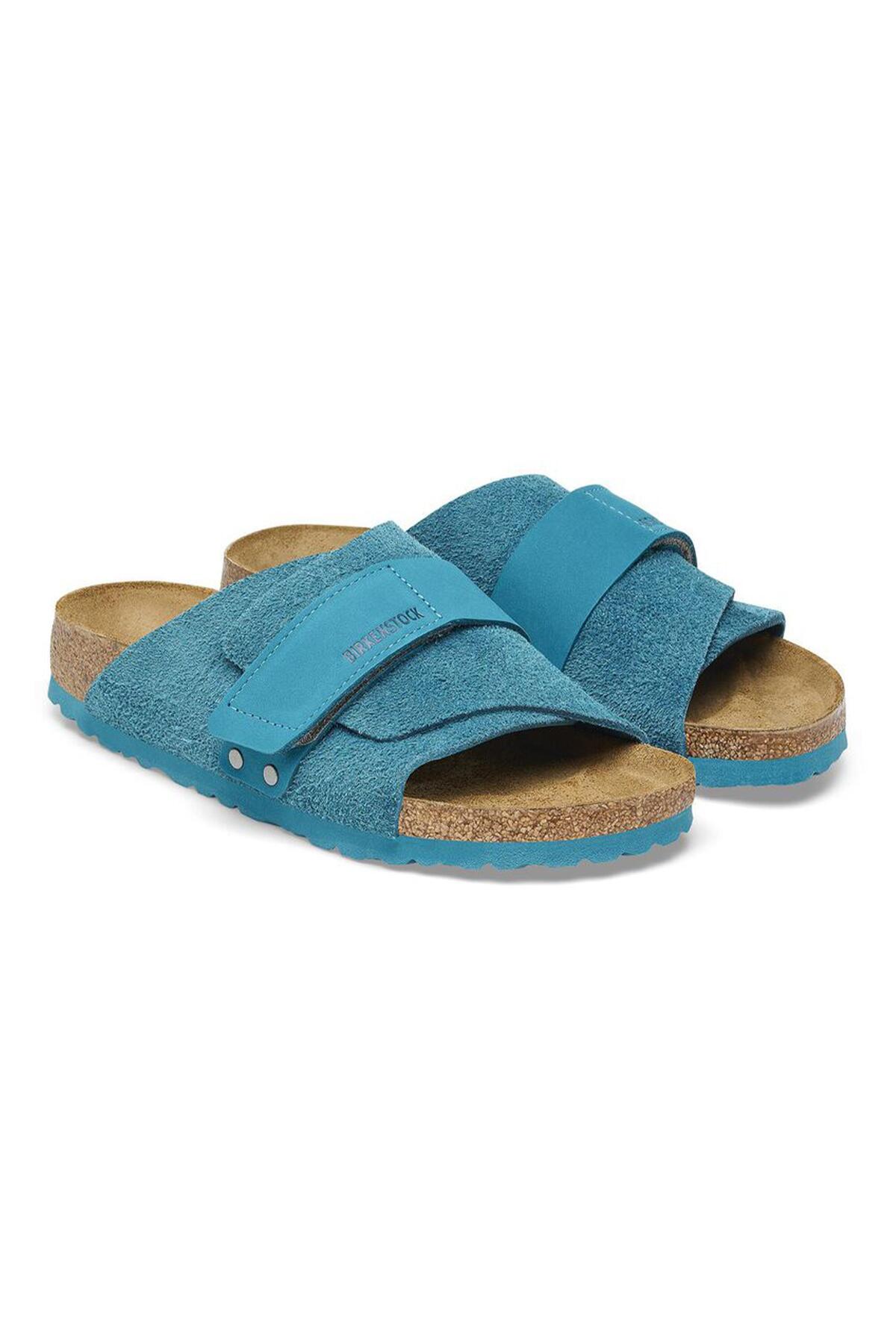 دمپایی بیرکن استاک مردانه  فیروزه  راسته      لباس خانگی | Birkenstock 1026822 DE - تصویر 4