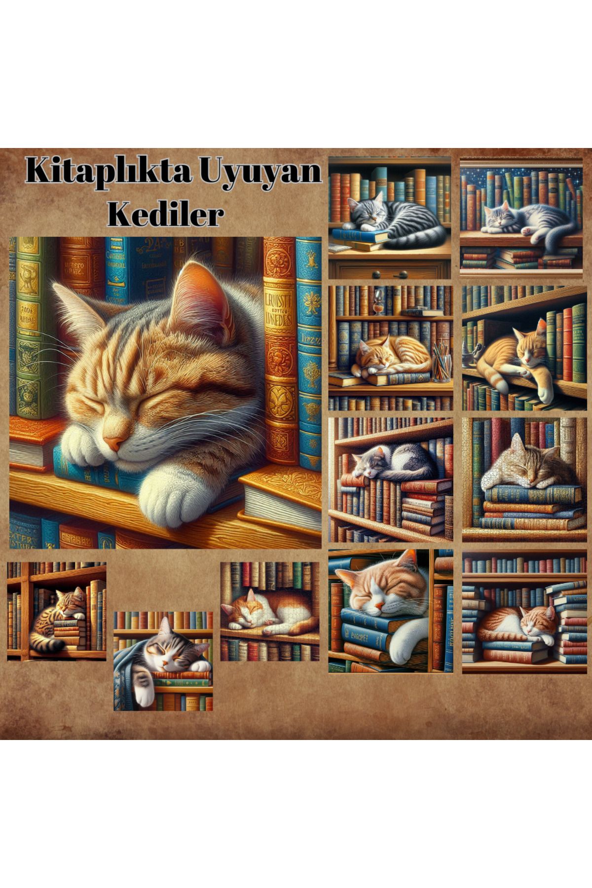 Pink Swan Craft Vintage Cats - Set De 12 Autocolante Pentru Albume De Însemnări Bullet Journal Matte Planner - One Size