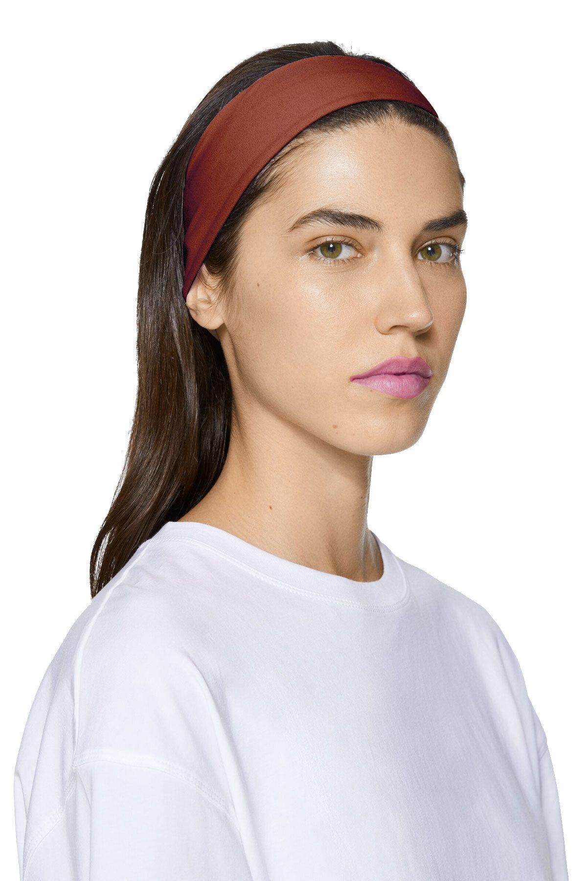 Headband Sports Women Men Cotton Lycra Fitness Tennis Makeup Yoga Pilates Headband Brown