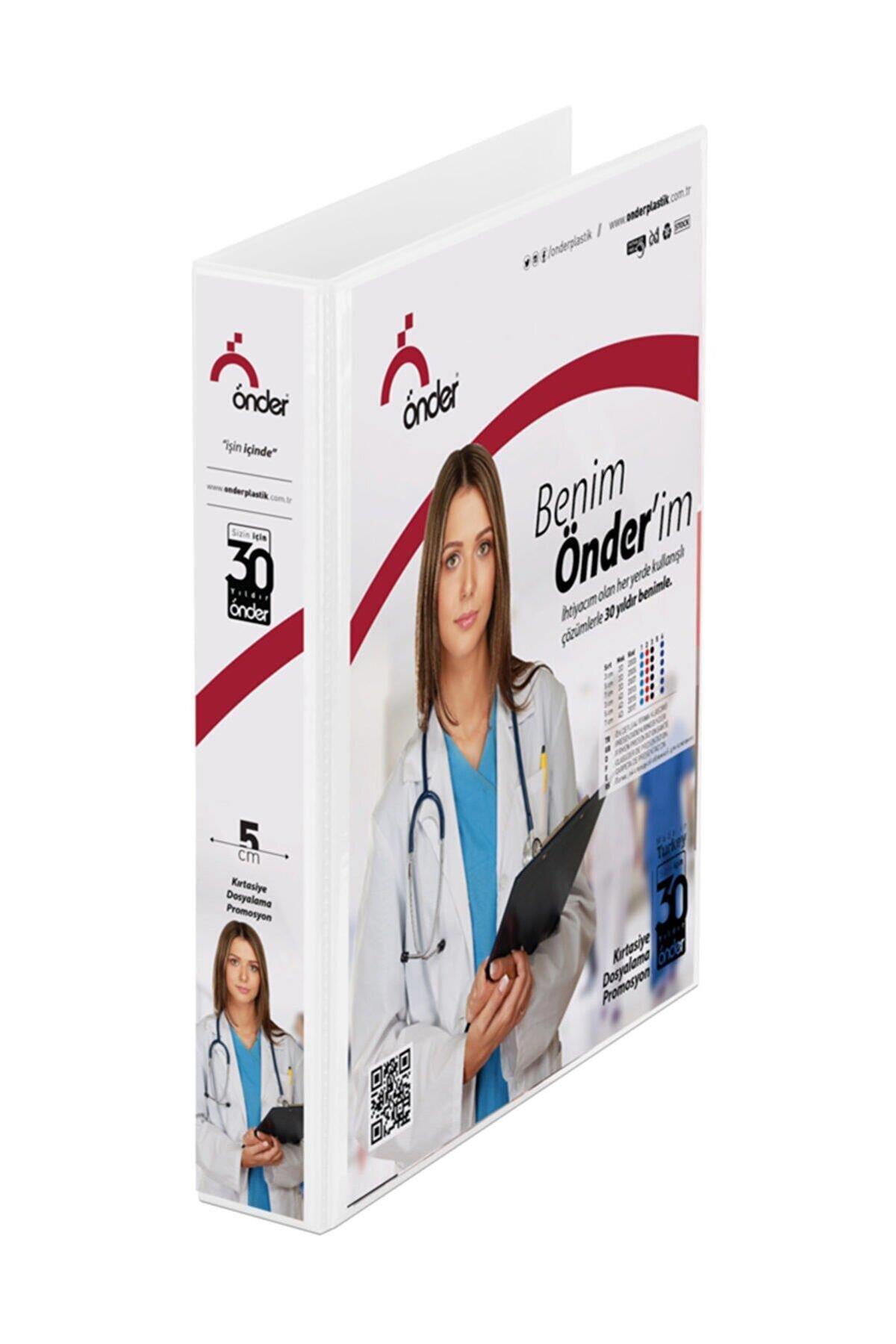 Önder Folder Prezentare 4 Inele 70 Mm A3 Orizontal Alb 2025-5 - One Size
