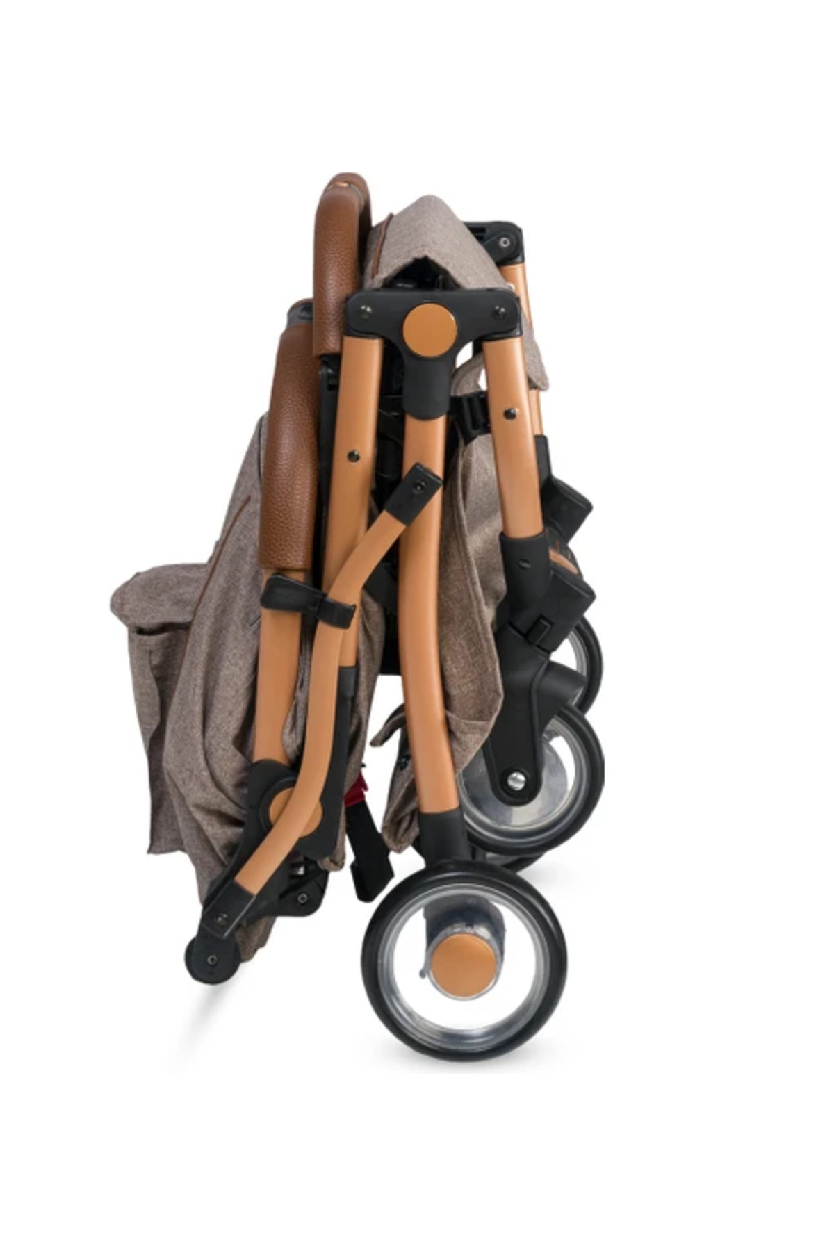 4 Baby Drone Kabin Bebek Arabası Gold Kahve fotoğrafı 4 (önizleme)