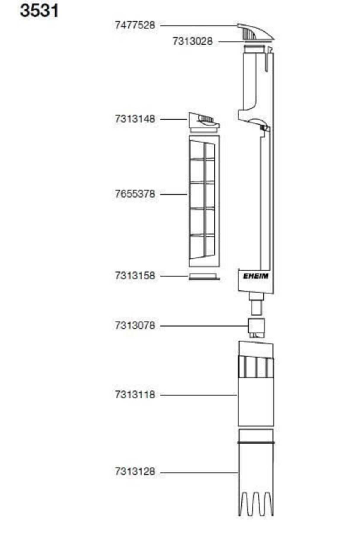 Eheim-2260 Suction Connection 4
