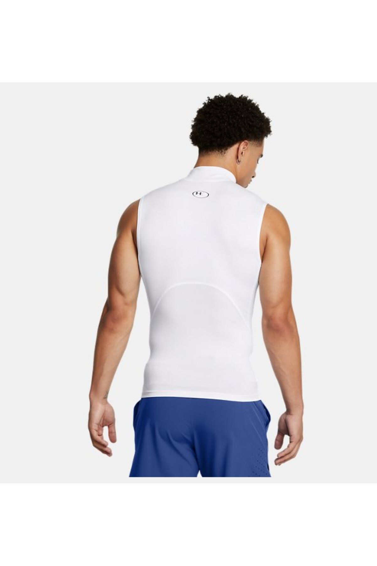 رکابی ورزشی سفید مردانه Ua Hg Armor Comp ورزشکار مسخره 1361521 100 Under Armour