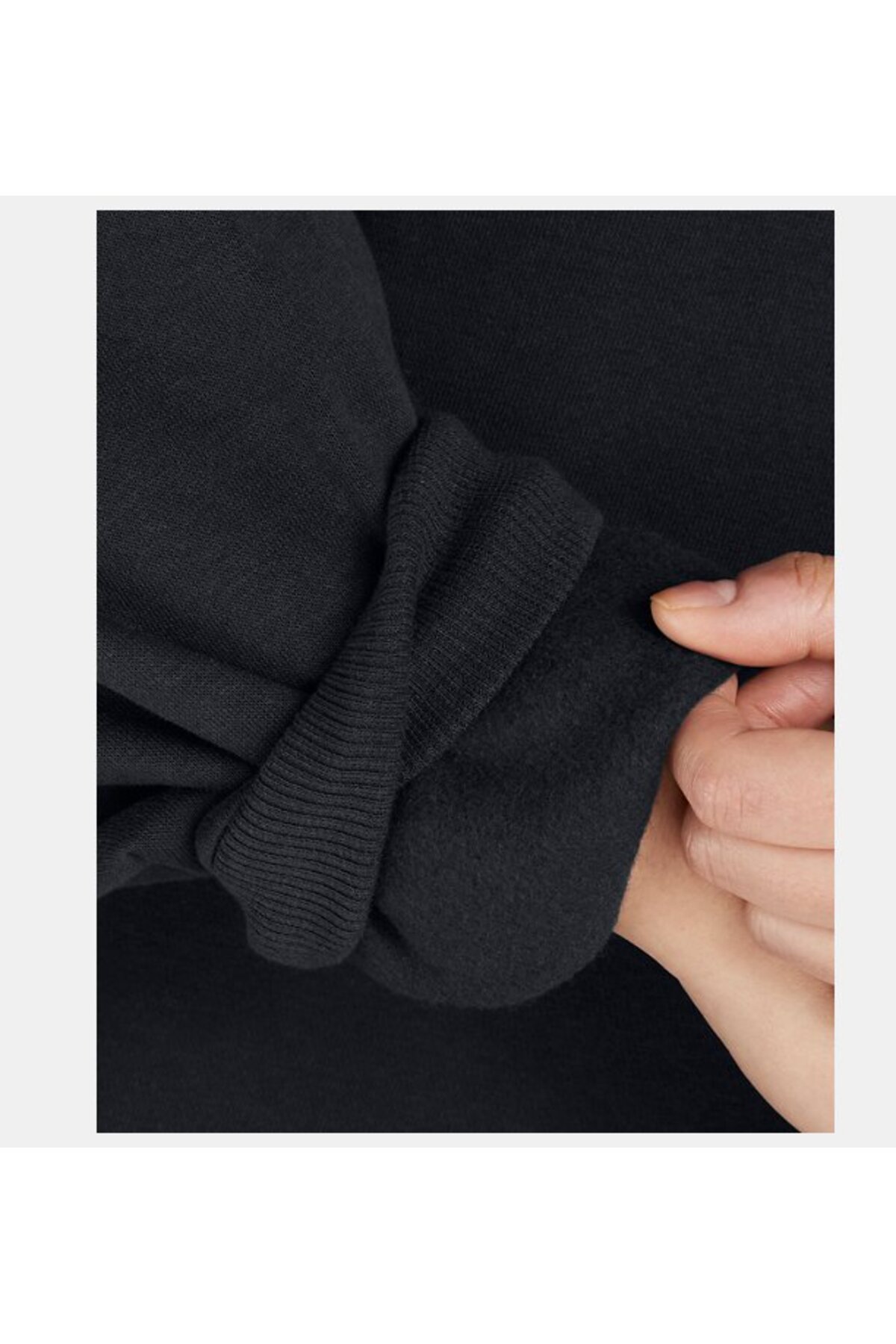 Under Armour Kadın UA Rival Fleece Oversized Bisiklet Yaka Sweatshirt 1386463-001 görsel 3