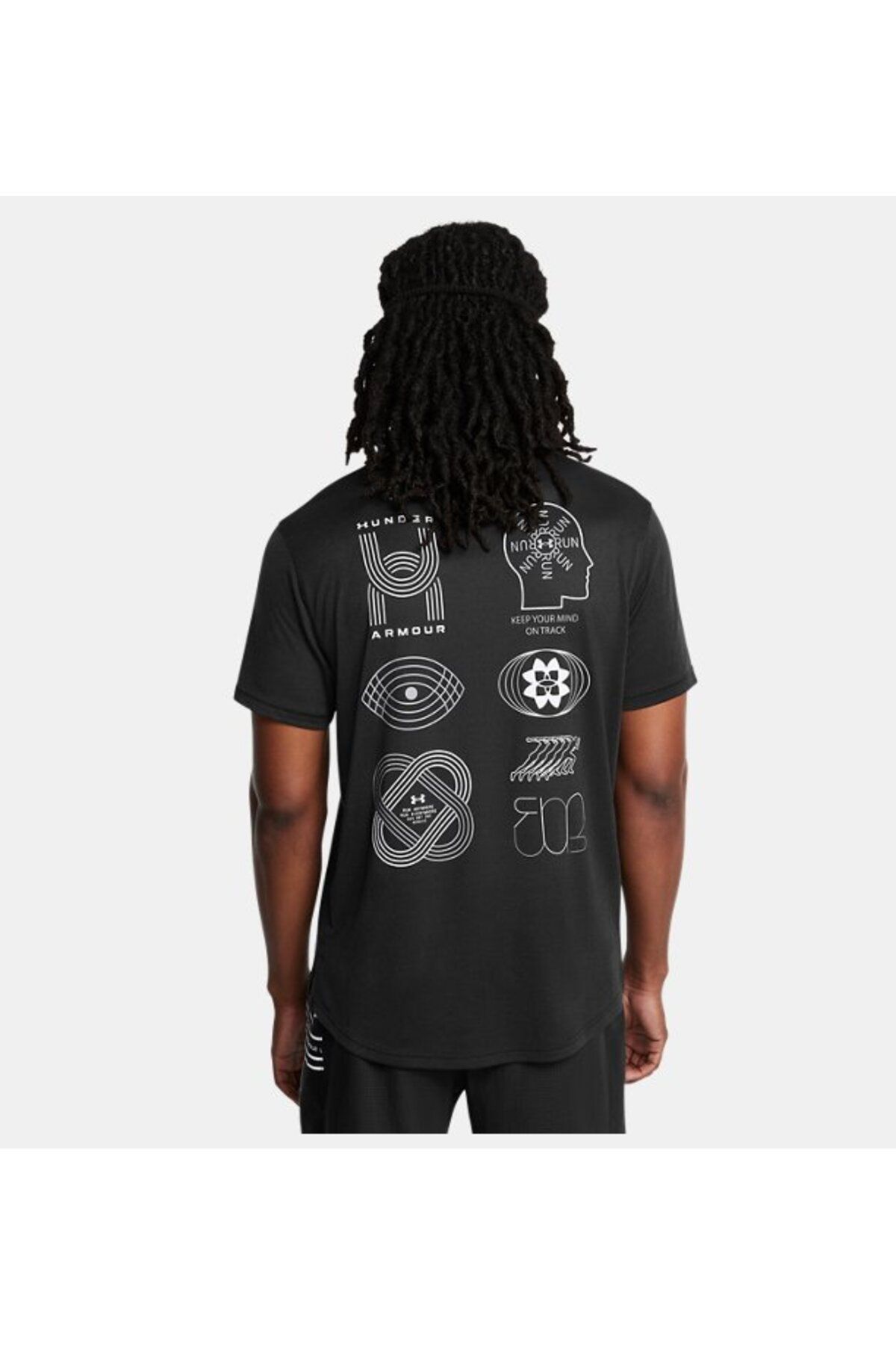 تی شرت ورزشی مشکی مردانه UA در رانینگ می شود 001 Under Armour