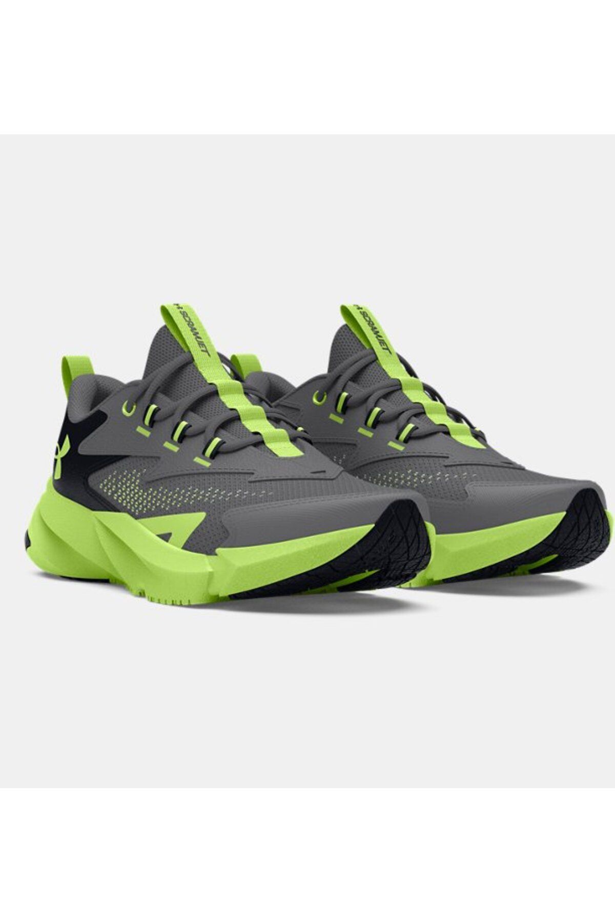 کفش دو و تمرین خاکستری دخترانه پسرانه بچگانه UA BGS 6 در حال رانینگ 100 Under Armour