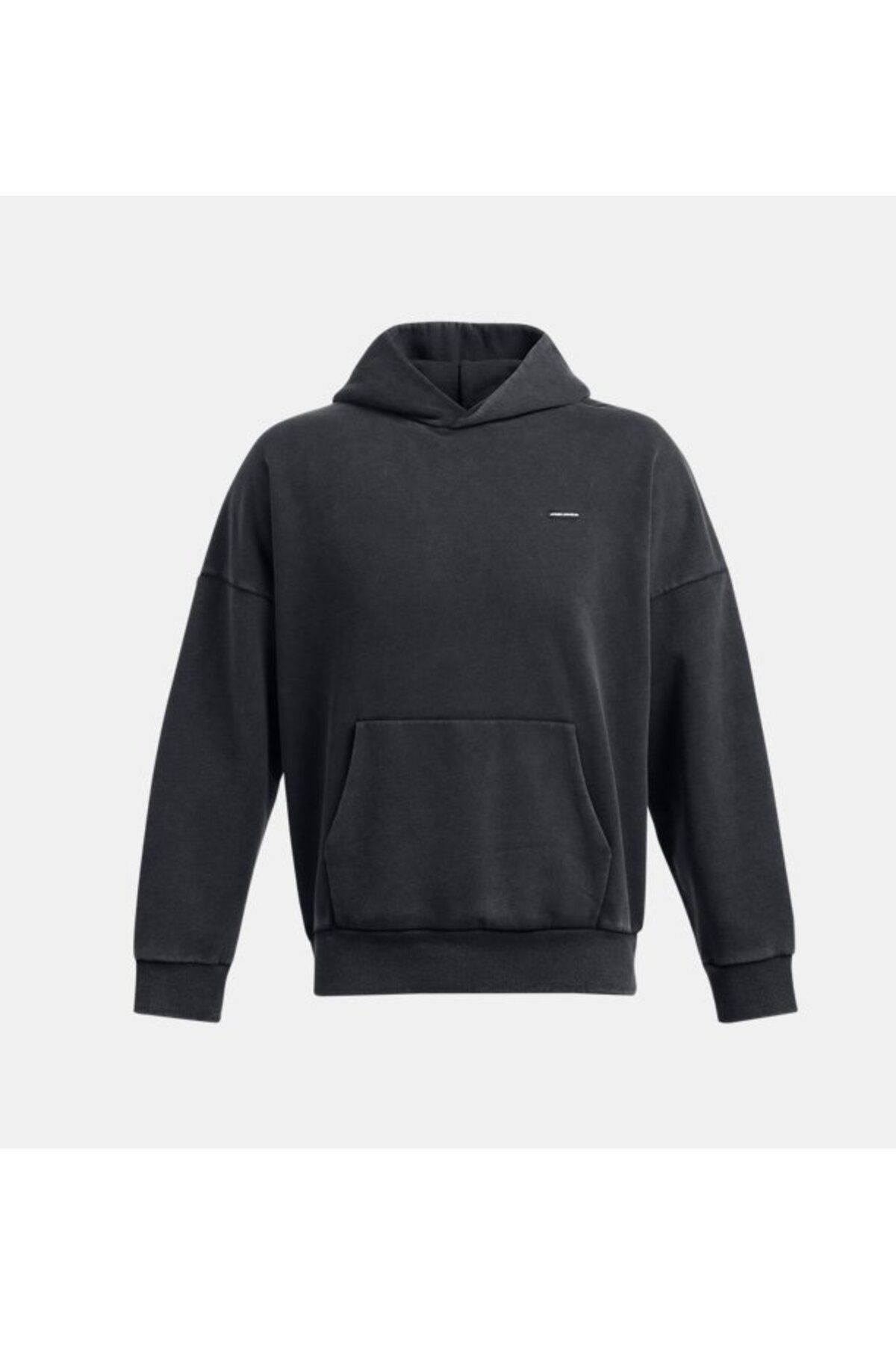 سویشرت ورزشی مشکی مردانه نماد UA سنگین وزن شستشوی بزرگ 001 Under Armour