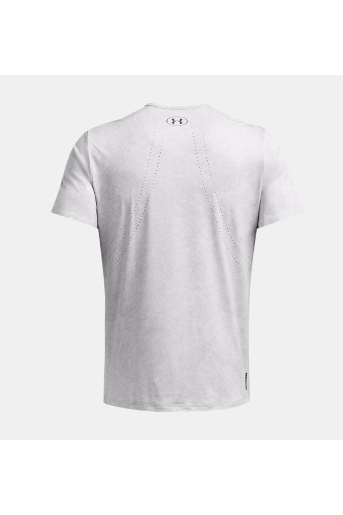 تی شرت ورزشی سفید مردانه UA ناپدید شده VENT طرح دار آستین کوتاه 014 Under Armour