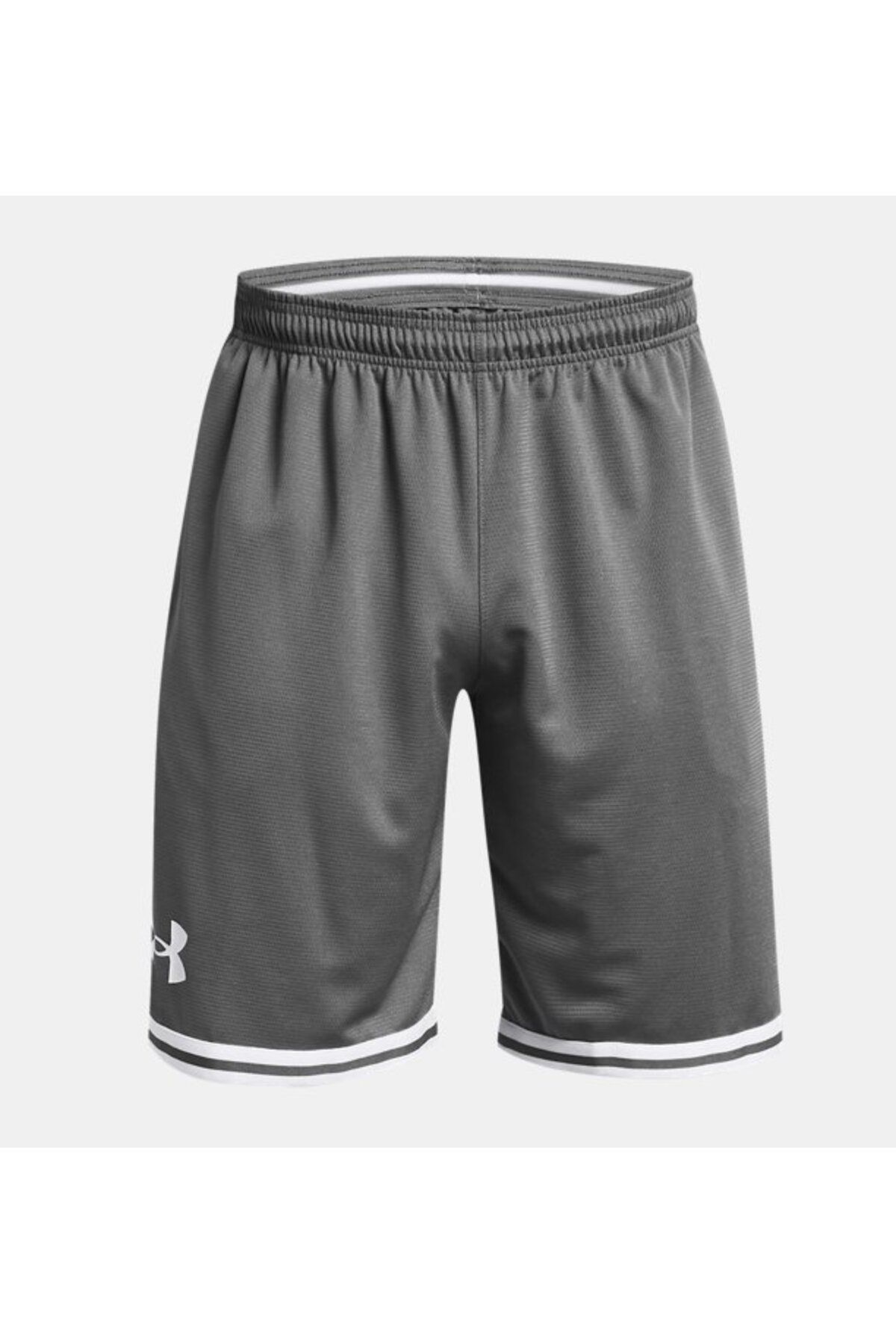 شورت ورزشی خاکستری مردانه پیرامونی 10 اینچی 025 Under Armour