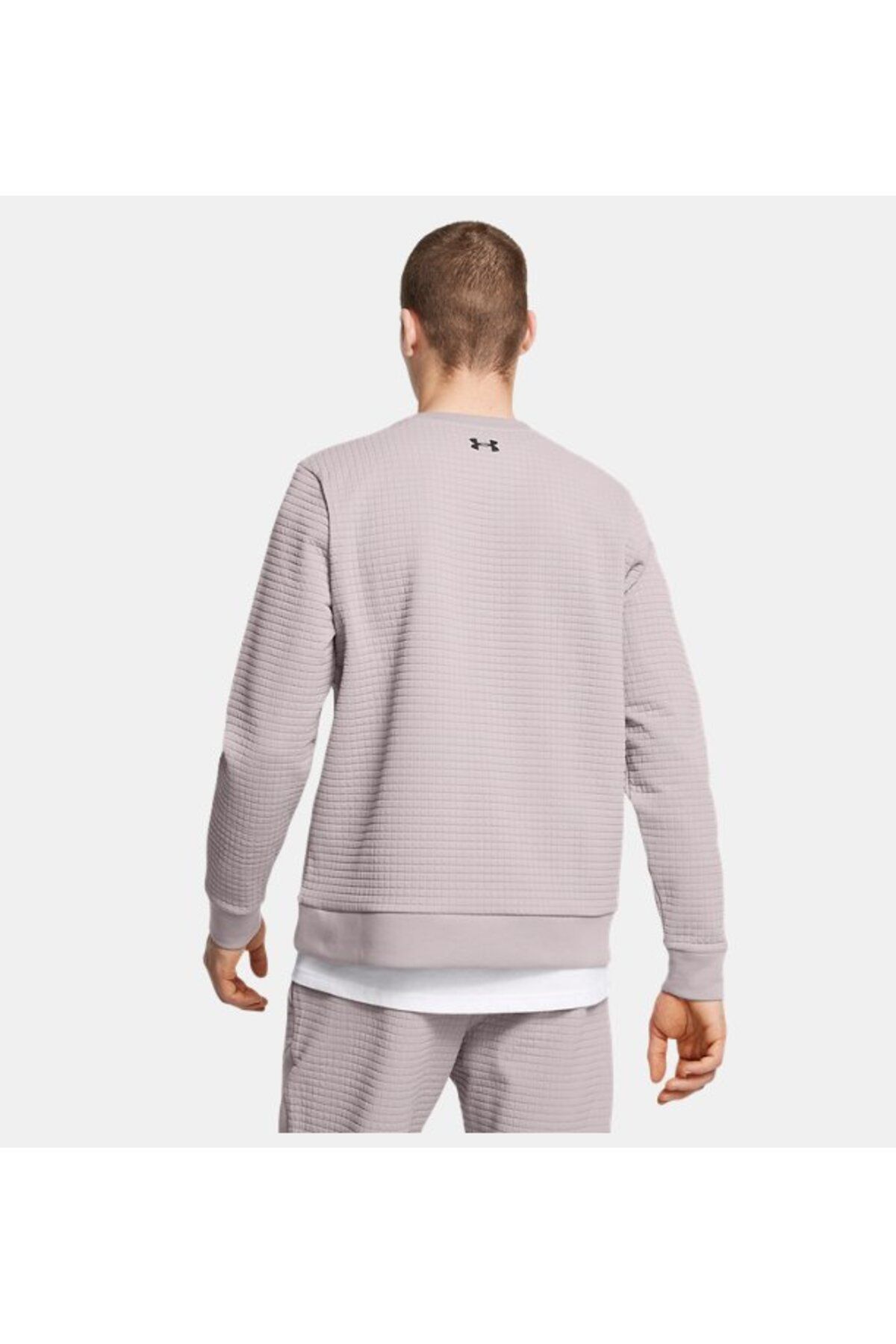 Under Armour سویشرت مردانه UA Unstoppable Fleece Grid Crew Neck 1387904-015