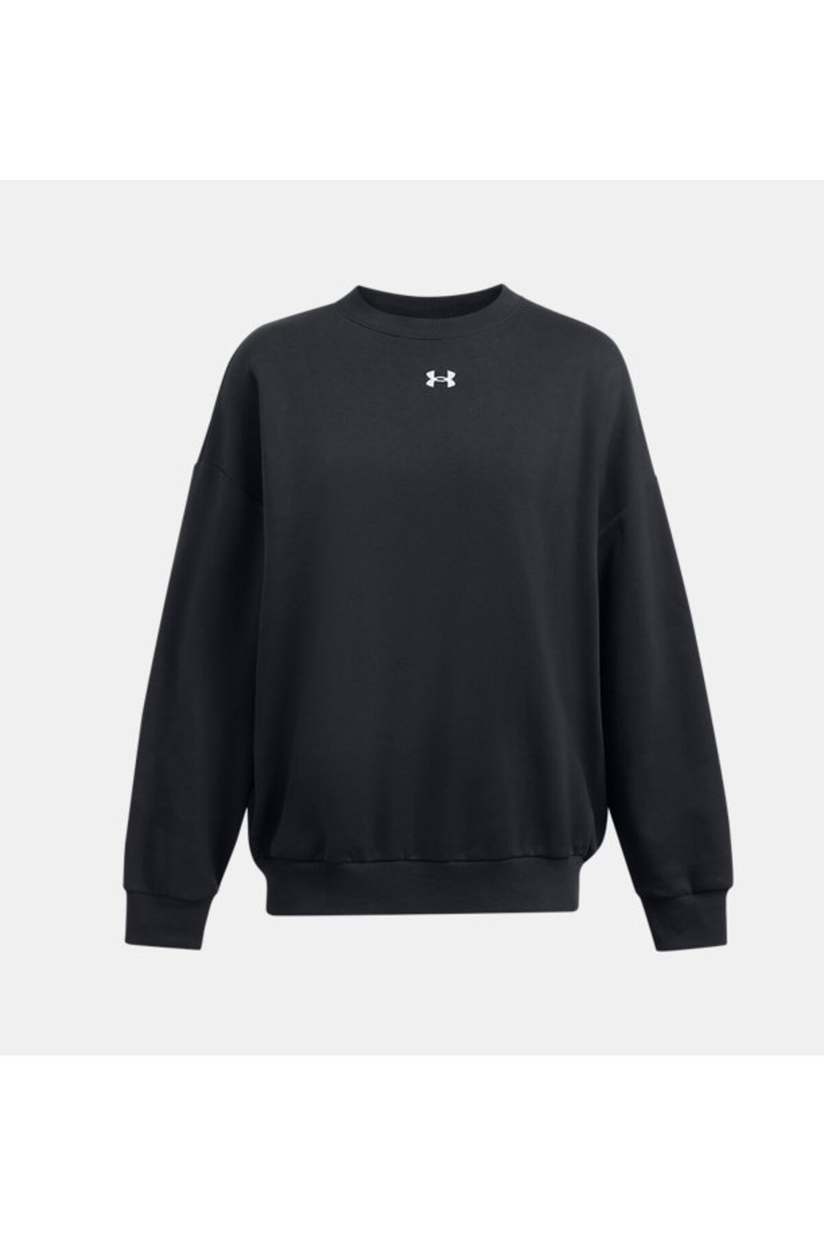 Under Armour Kadın UA Rival Fleece Oversized Bisiklet Yaka Sweatshirt 1386463-001 görsel 4