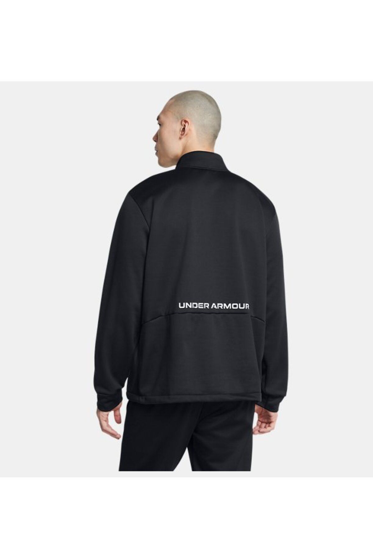 کاپشن ورزشی مشکی مردانه آرمور UA نیمی از MONT 001 Under Armour
