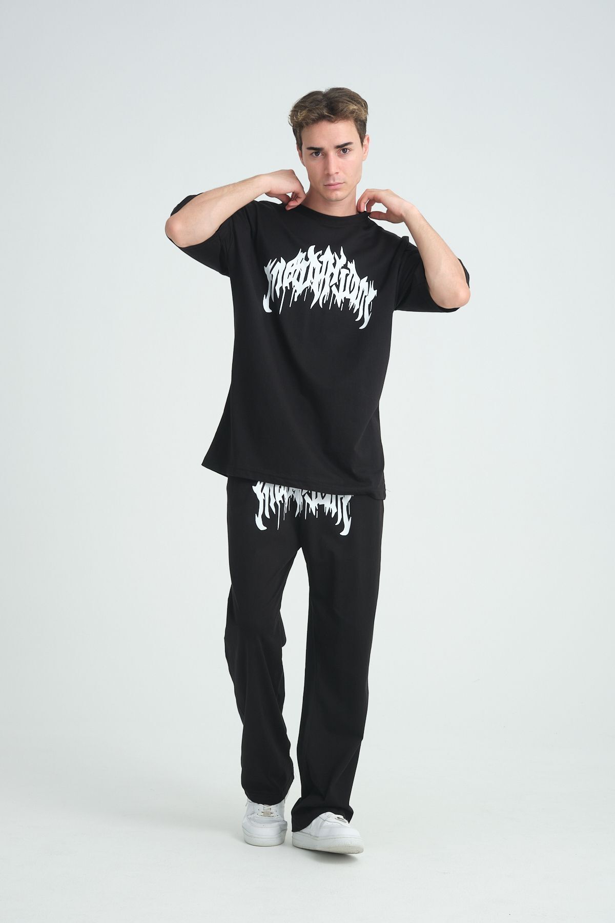 Four Man-Modern and Comfortable Design - Oversize Summer Thin Fabric Suit Set 4