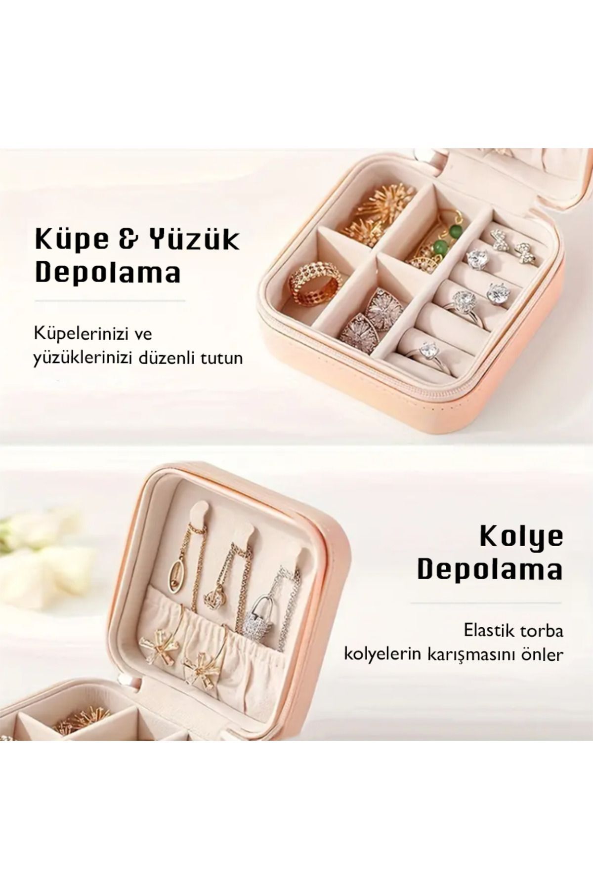 UrbanCove Co-Mini cutie portabilă de bijuterii de călătorie 4