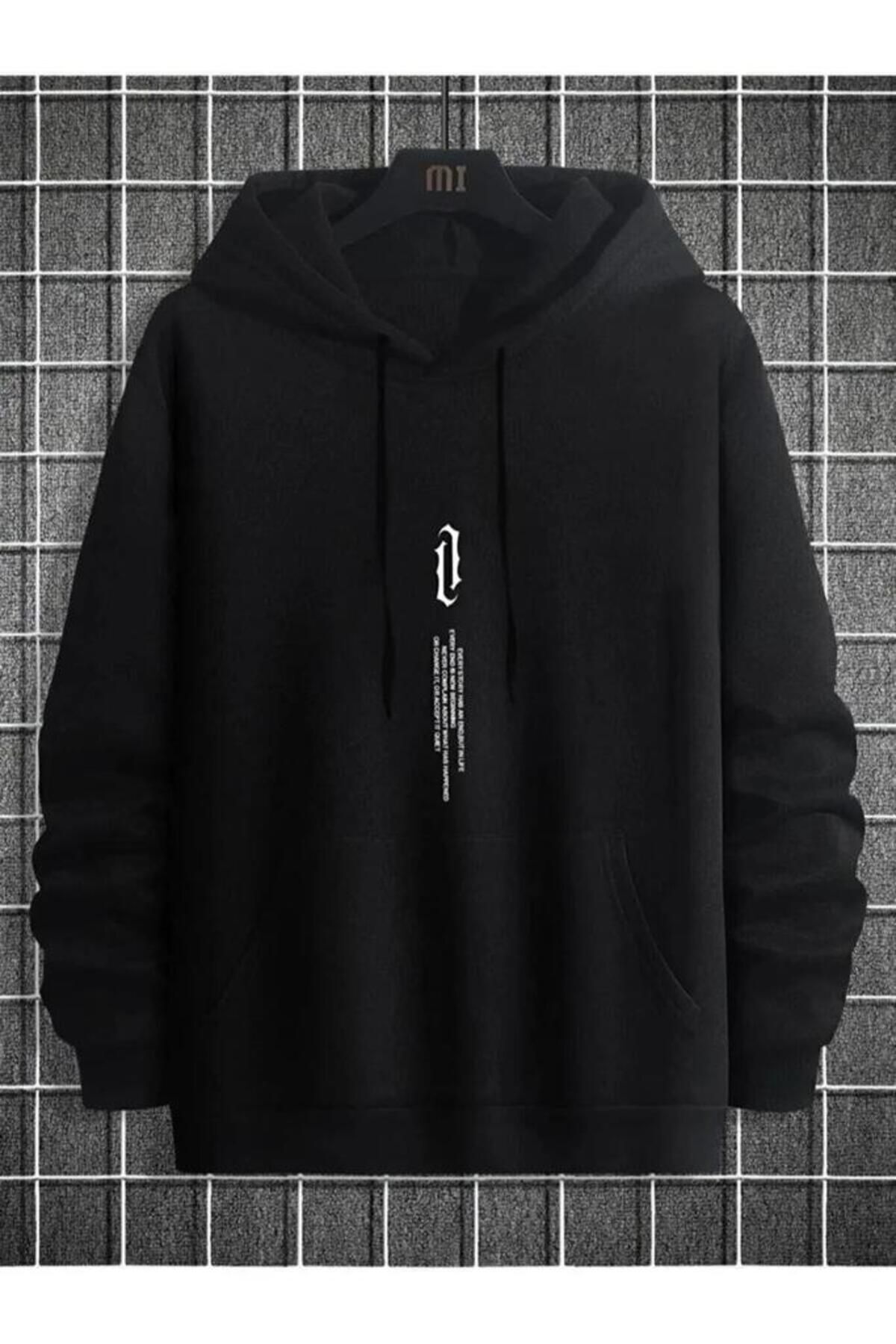 Massgai Hanorac Oversize Cu Glugă Unisex - Hanorac Cu Glugă Cu Imprimeu Unisex - XL