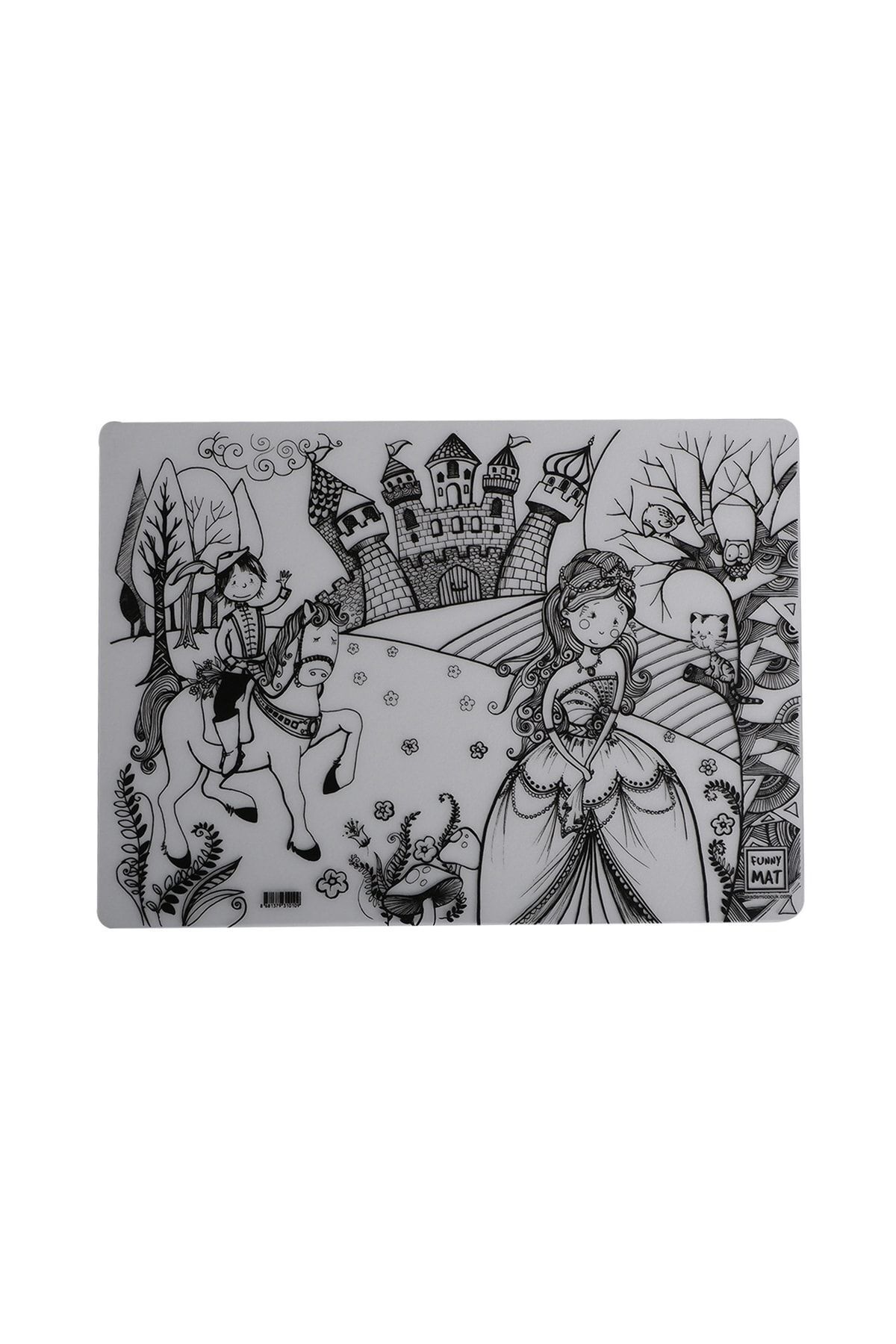 Imaginarium Yayınları Funny Mat Prens Ile Prenses 48x33.5 Cm. Eğlenceli Masa-yüzey Koruma Matı fotoğrafı 2 (önizleme)