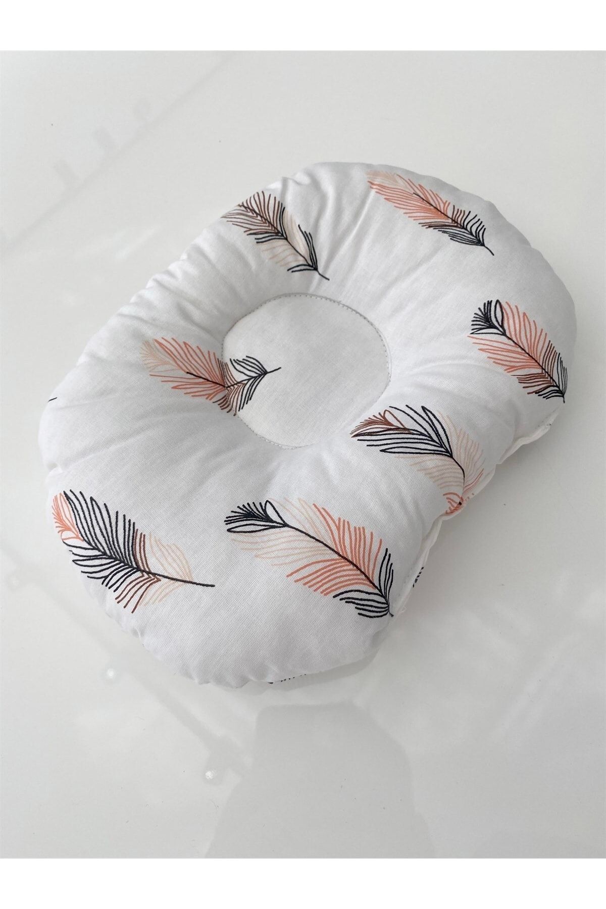 Jaju Baby 0-12 Months Leaf Flat Head Pillow Newborn Baby Pillow