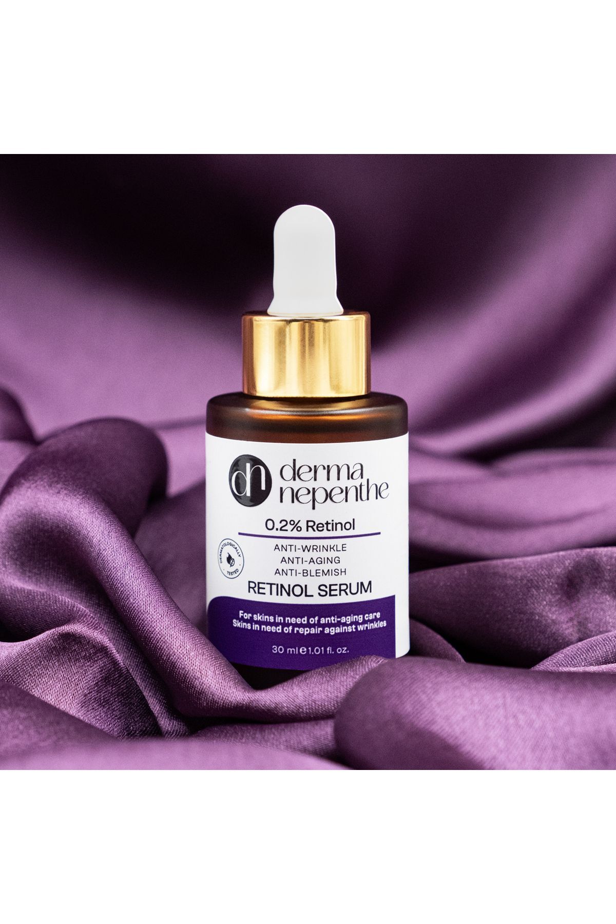 Retinol Gece Serumu 30 ml - Yaşlanma Karşıtı, Kırışıklık Ve , Onarıcı — DN-S-RTN-30 — تصویر 3 از 6