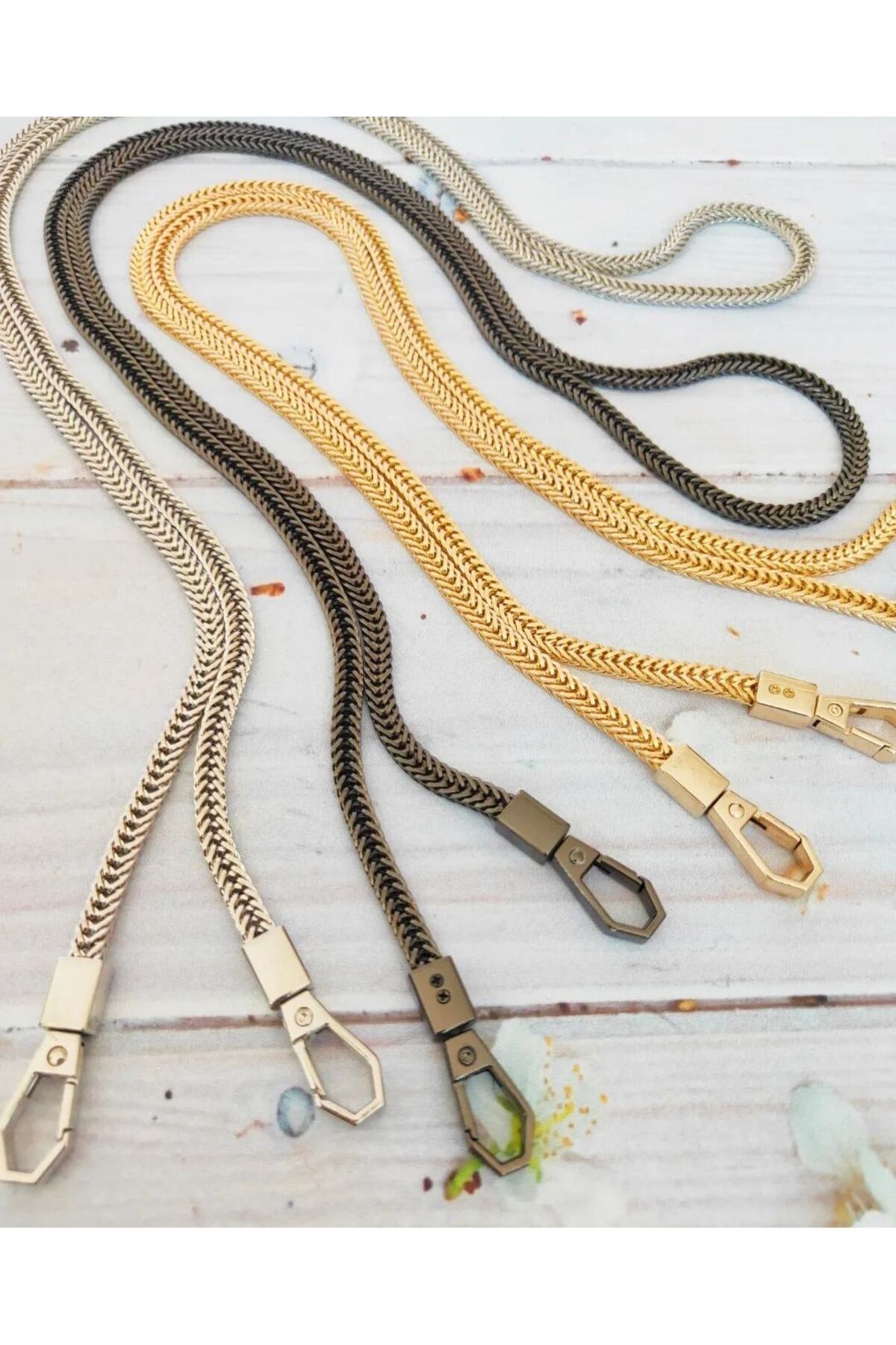 İthal Lüks Çanta Zinciri ( Hasır Model)