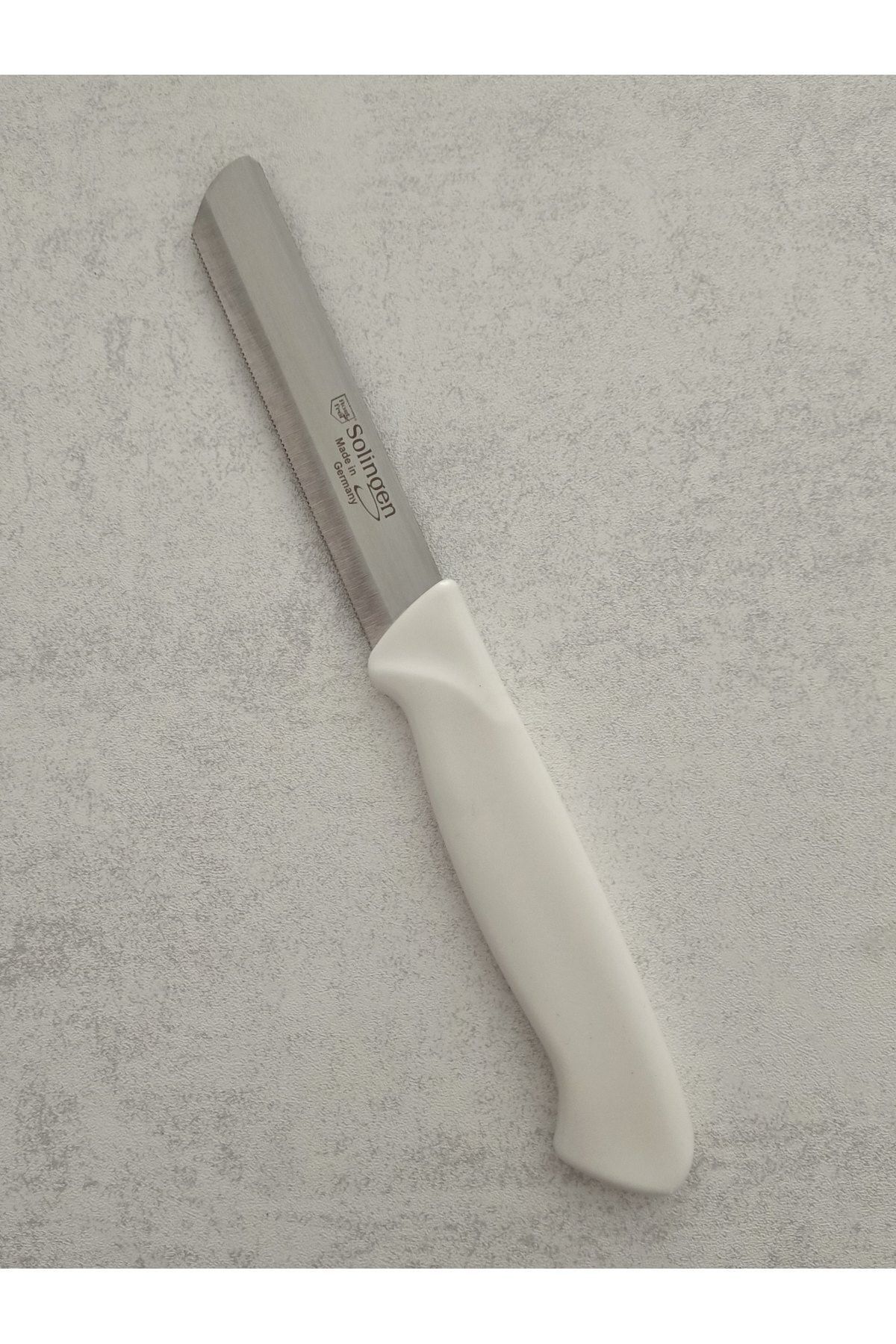 Micro Serrated Vegetable Chopping Knife White