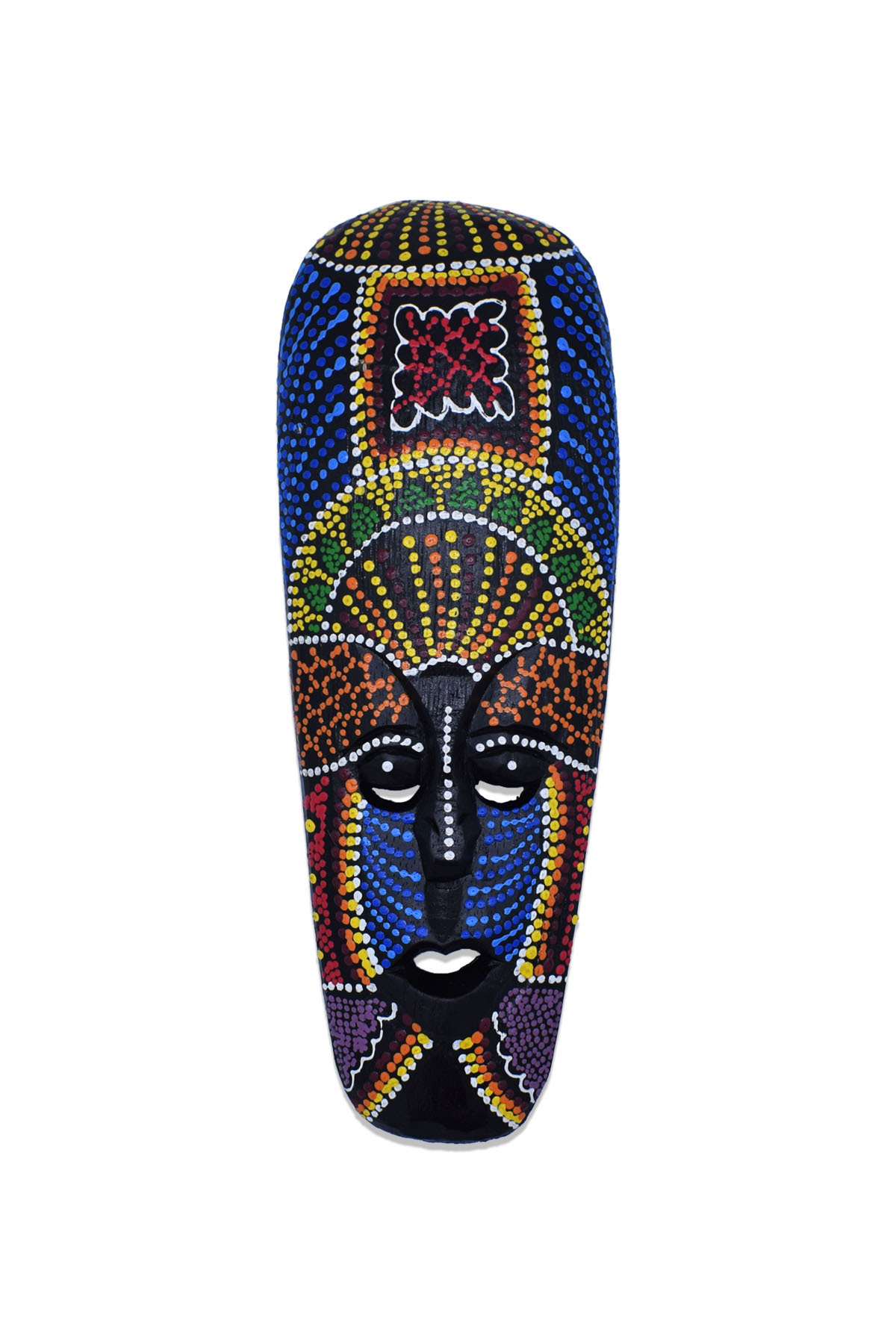 Aboriginal Mask 30 cm Wooden Wall Decor Mask