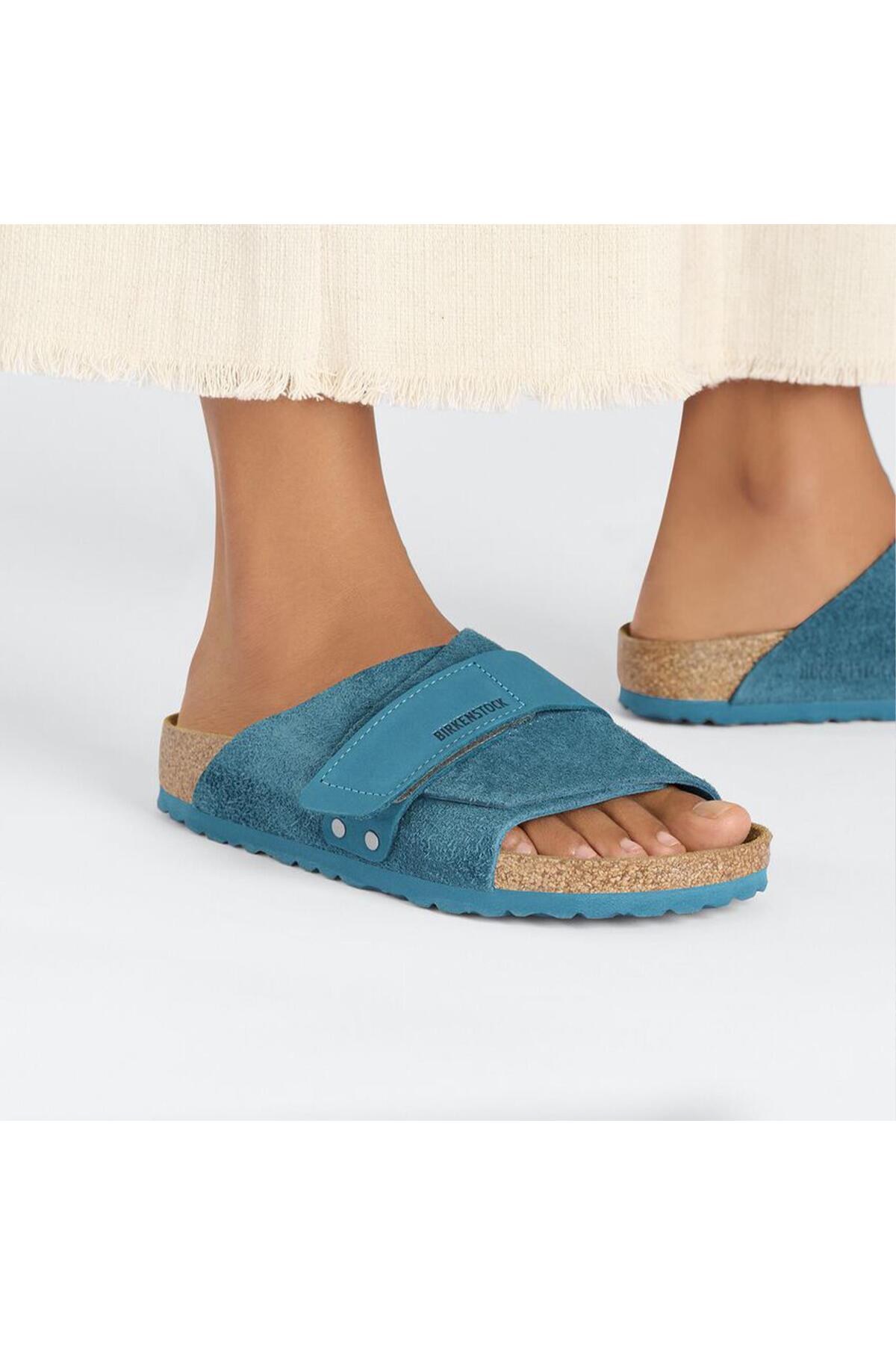 دمپایی بیرکن استاک مردانه  فیروزه  راسته      لباس خانگی | Birkenstock 1026822 DE - تصویر 8