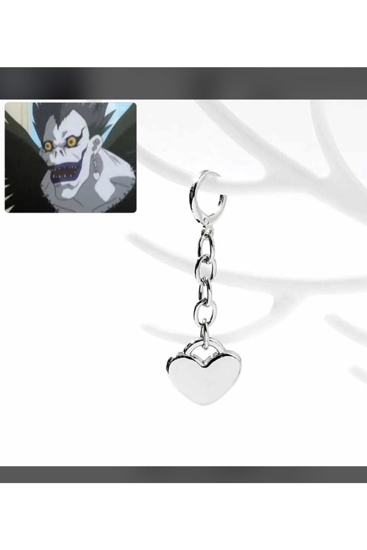 facnspt Favoriconsept Anime Death Note Ryuk Steel Earring Trendyol